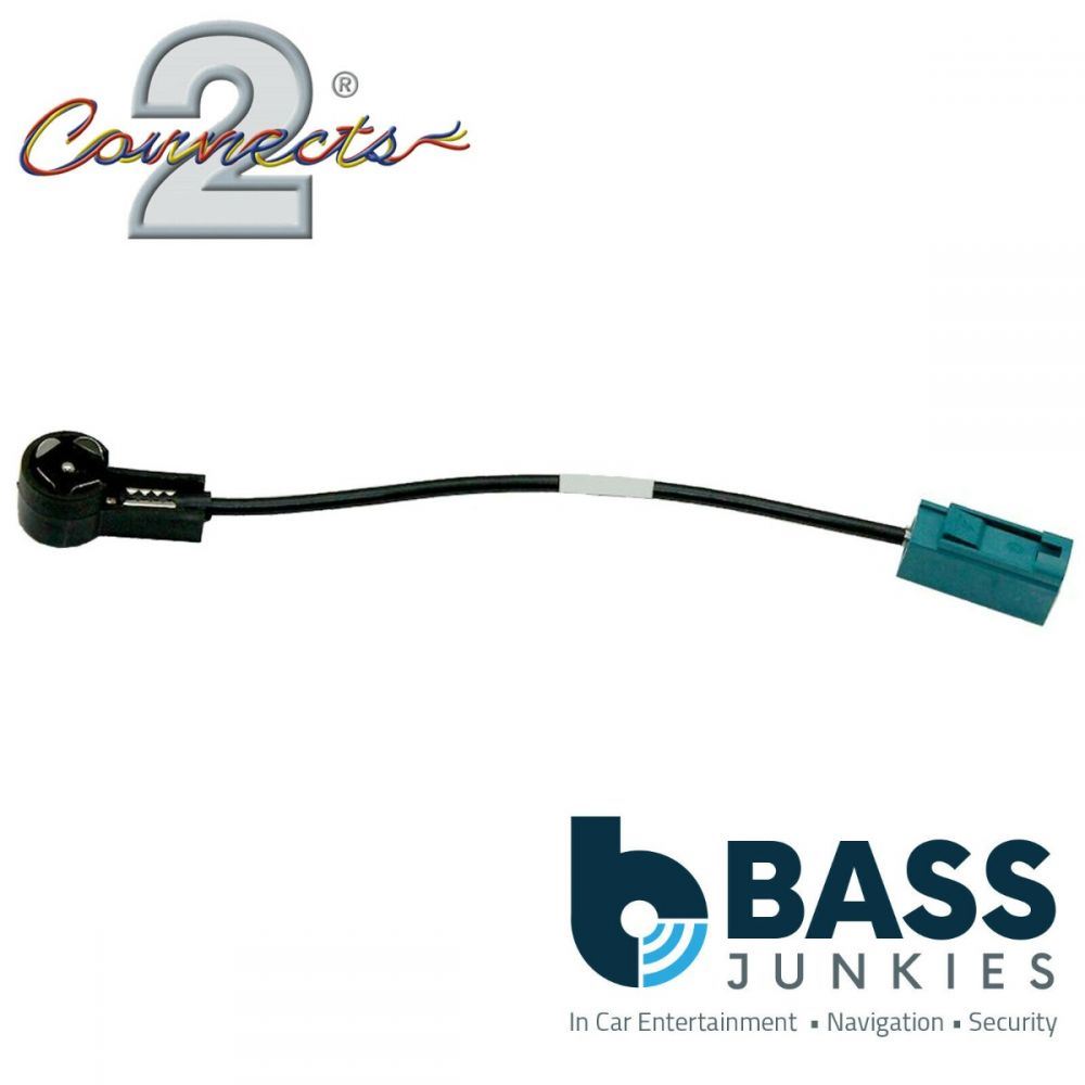 Connects2 CT27AA160 - Universal Fakra Female to ISO 15CM Extention Antenna Adaptor Lead