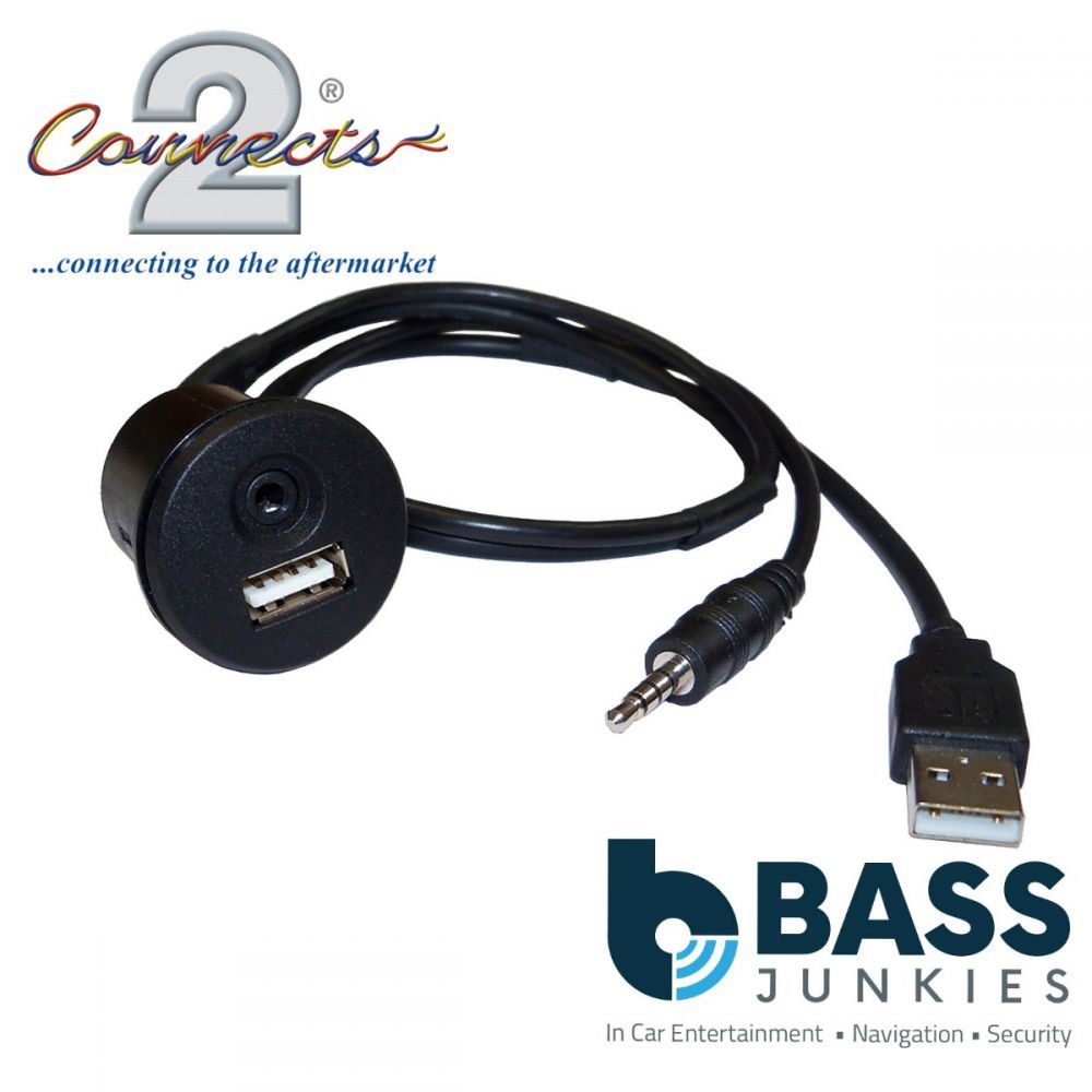 Connects2 CTNISSANUSB Nissan Micra Qashqai Note Juke and Other Models Car Stereo USB Retention Interface Cable Kit