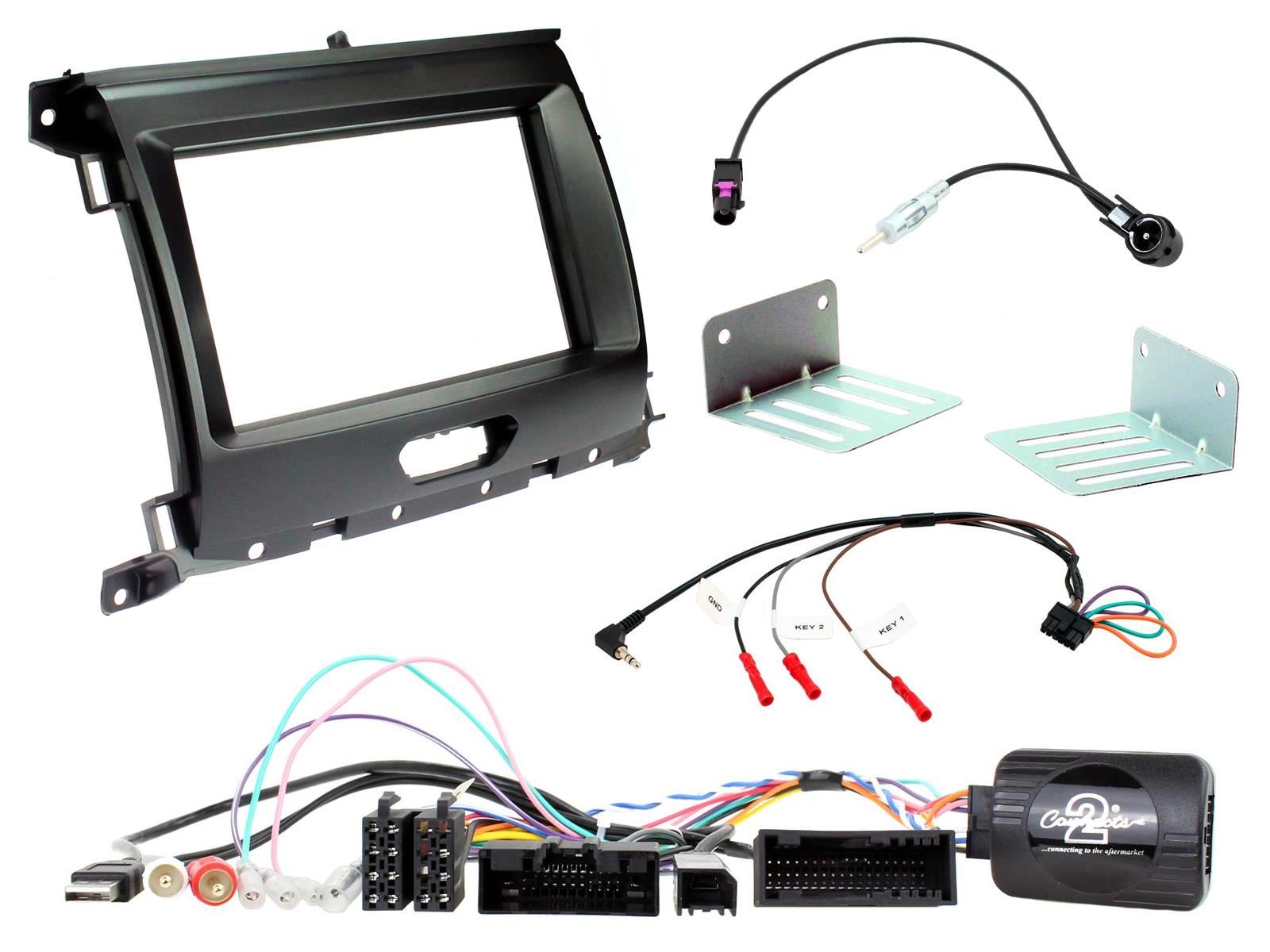 Connects2 CTKFD66 Ford Ranger 2016 Onwards Car Stereo Double Din Fascia Fitting Kit
