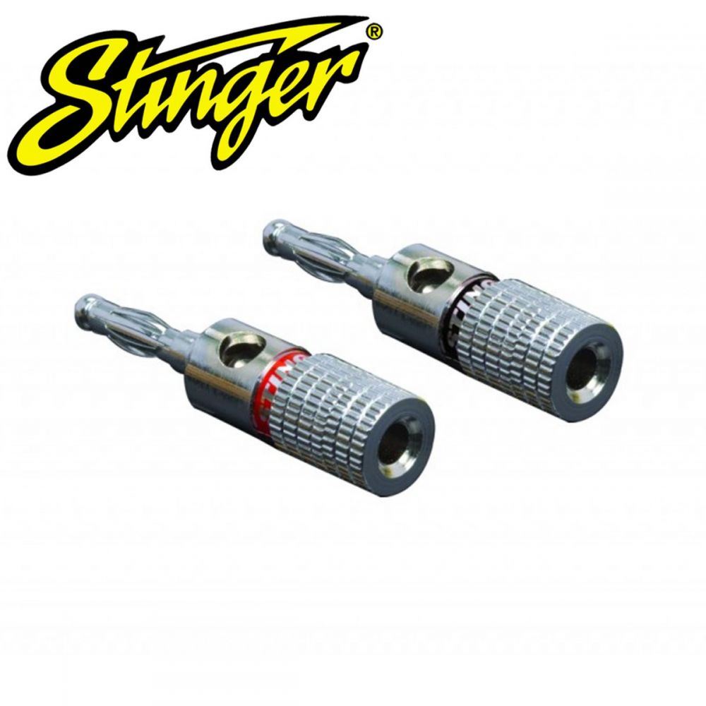Stinger SPT5501 Mono Banana Plugs - 2 Pack