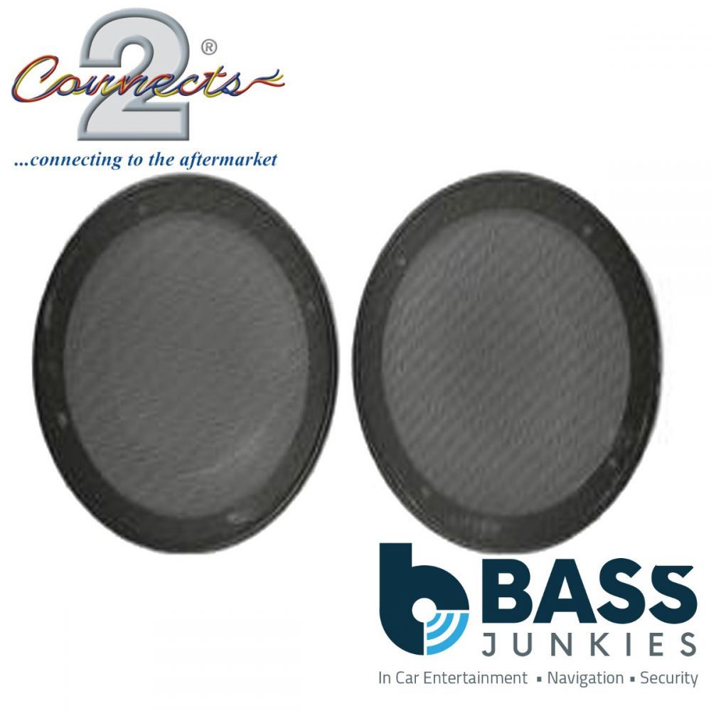 Connects2 CT25UV06 - 165mm 6.5" 17cm Car Speaker Replacement Grilles (Pair)