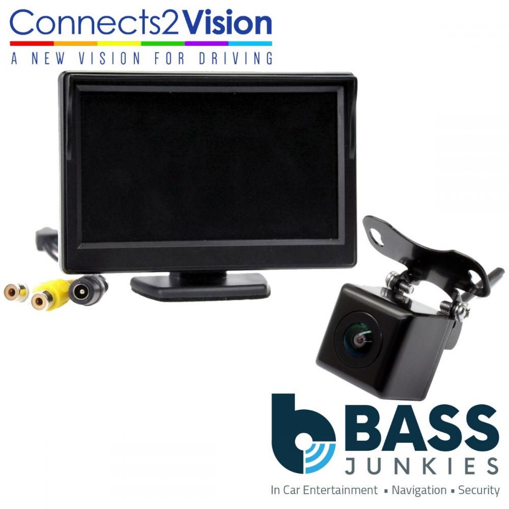Connects2 CAM-13 Universal Car Van Rear Colour Reverse Camera & 5" Dash Mount Screen Kit