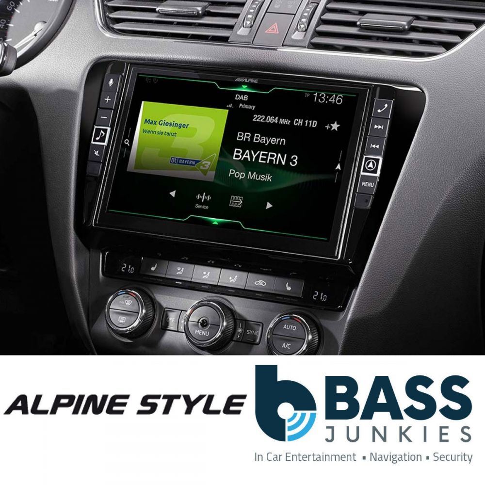 Alpine X902D-OC3 Skoda Octavia 5E 9” DAB Bluetooth TomTom Navigation CarPlay Android Mechless HDMI Car Stereo Screen