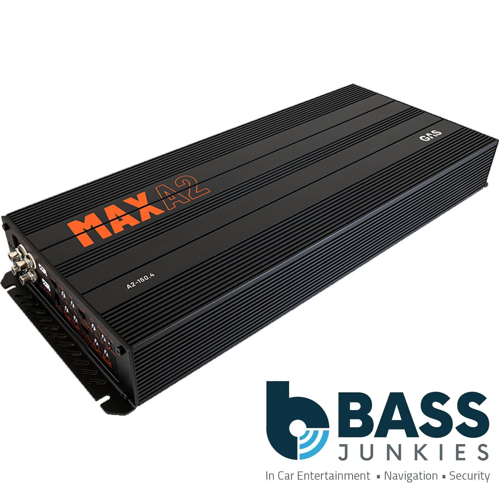 GAS MAX A2-150.4 - Max Series 230 Watts Max Bass Mono Car Amp Amplifier