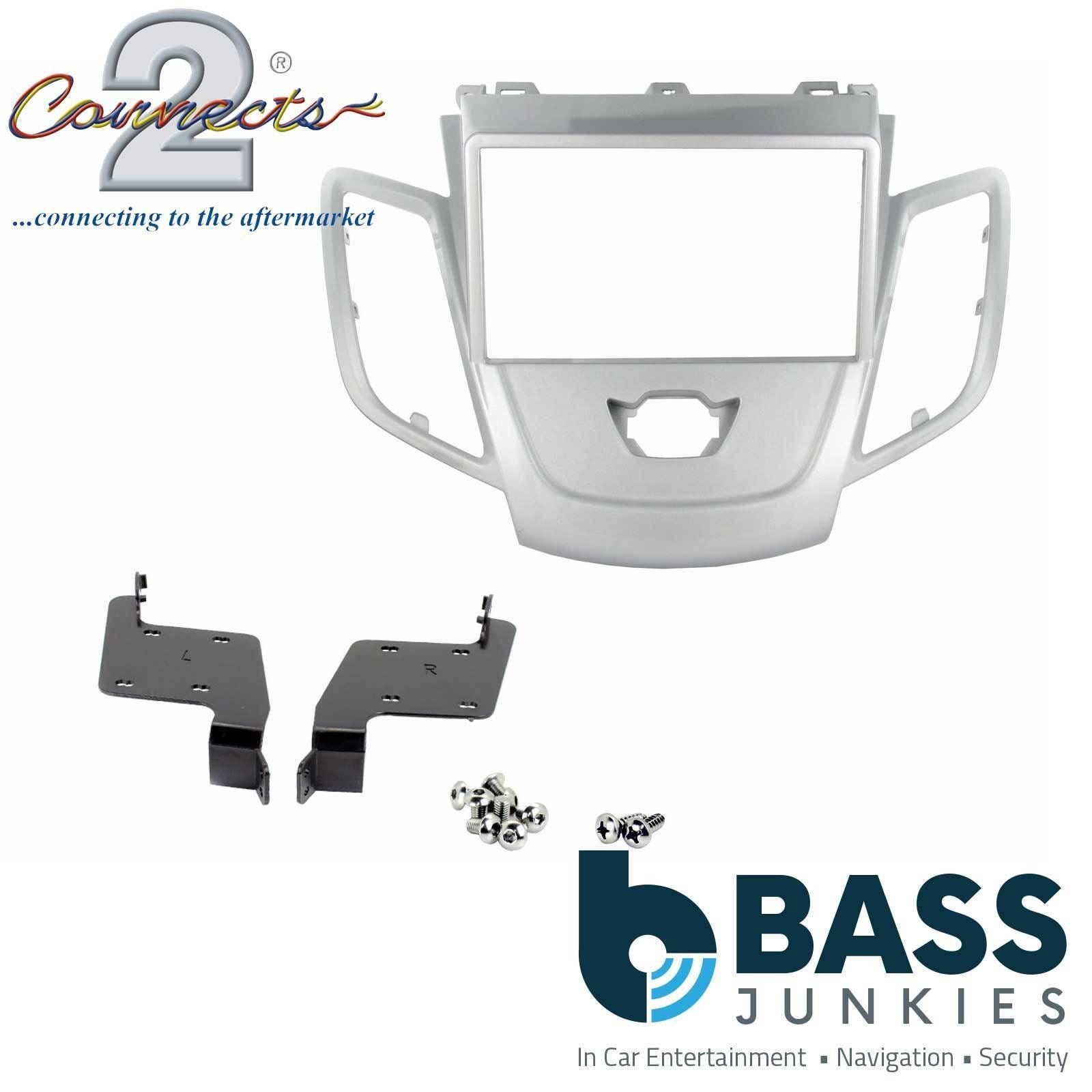 Connects2 CT23FD16 Ford Fiesta 2008 Onwards Car Stereo Double Din Fascia Panel & Cage Kit