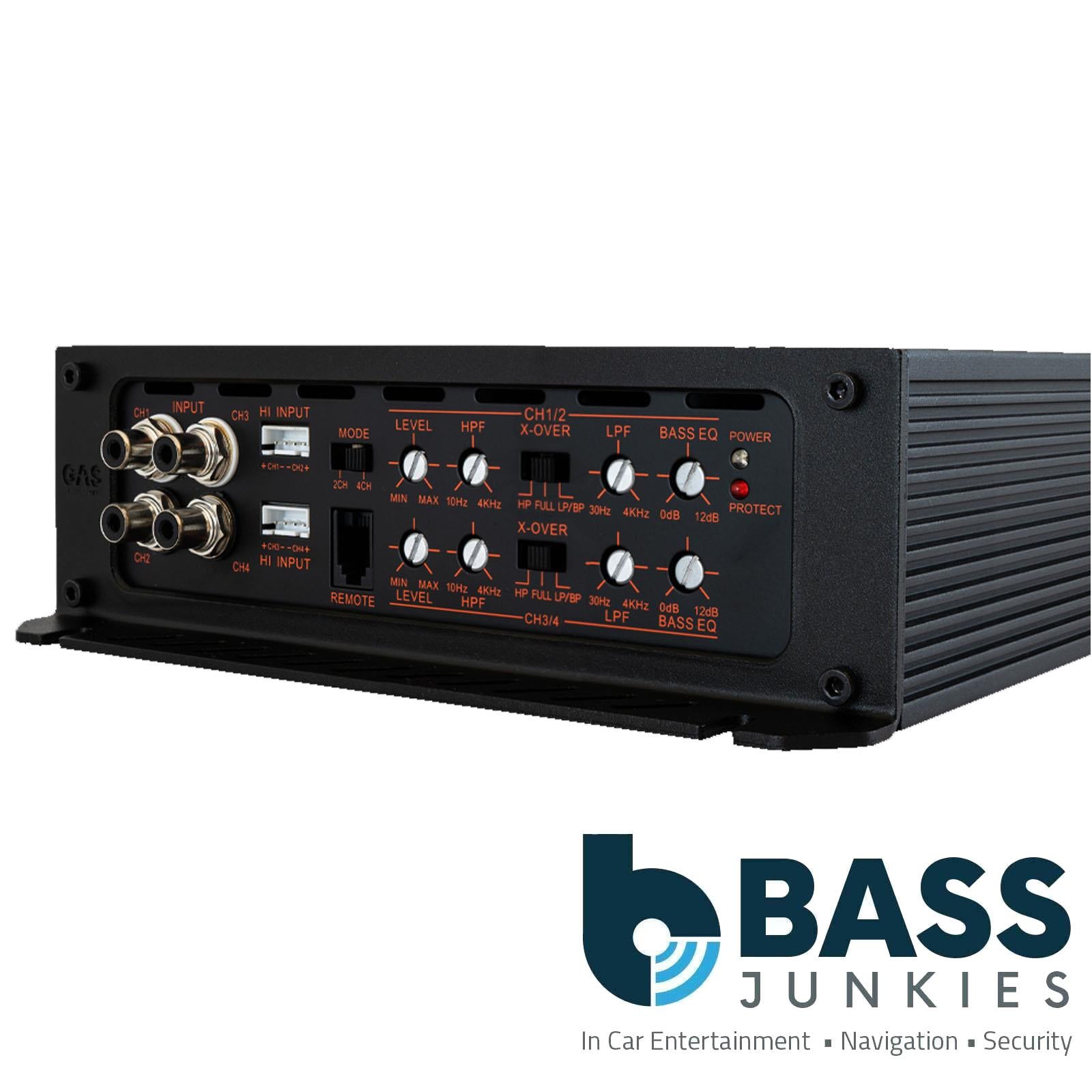 GAS MAX A2-150.4 - Max Series 230 Watts Max Bass Mono Car Amp Amplifier