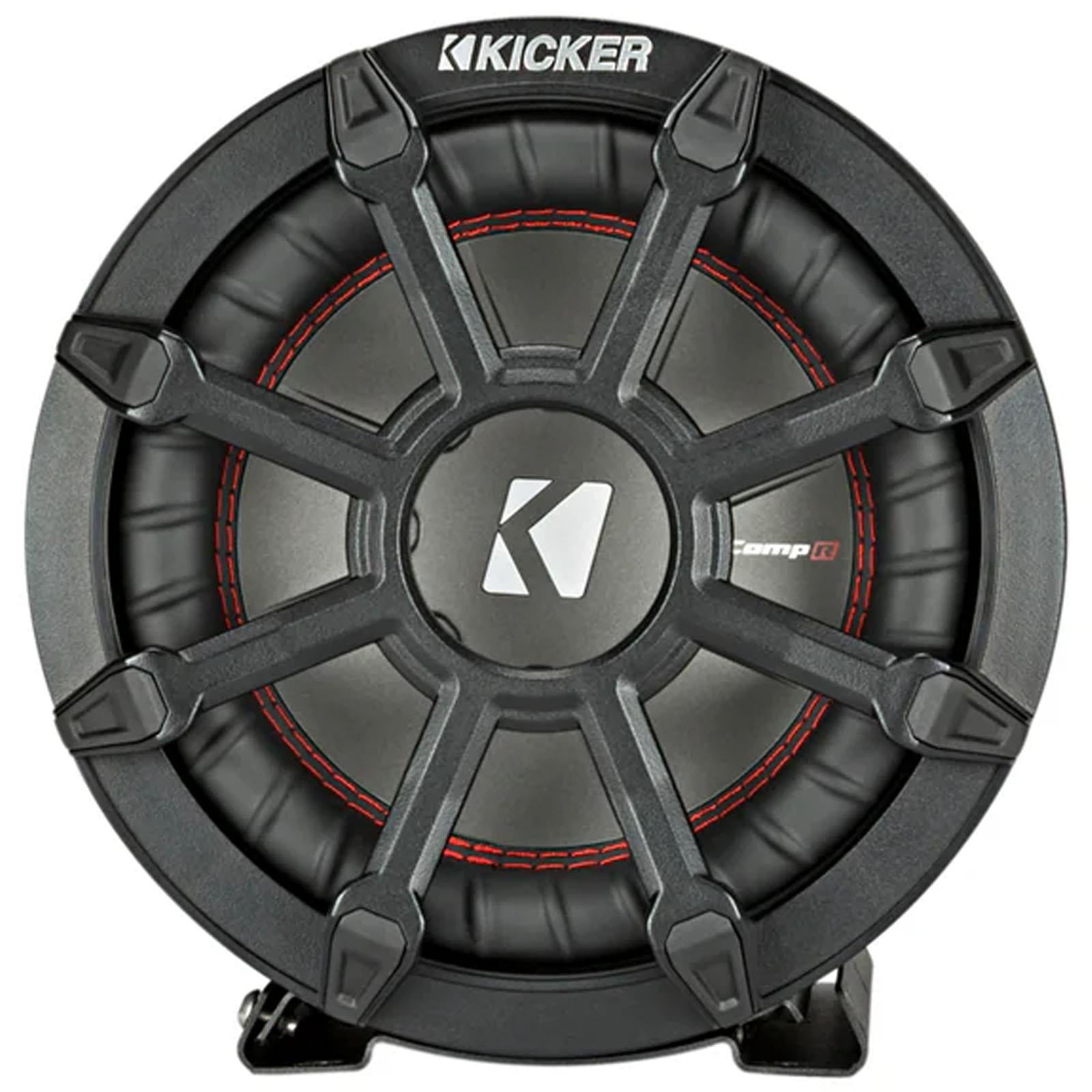 Kicker 46CWTB82 - 600W 8" Weatherproof Car Sub Subwoofer Tube Enclosure 2 Ohm