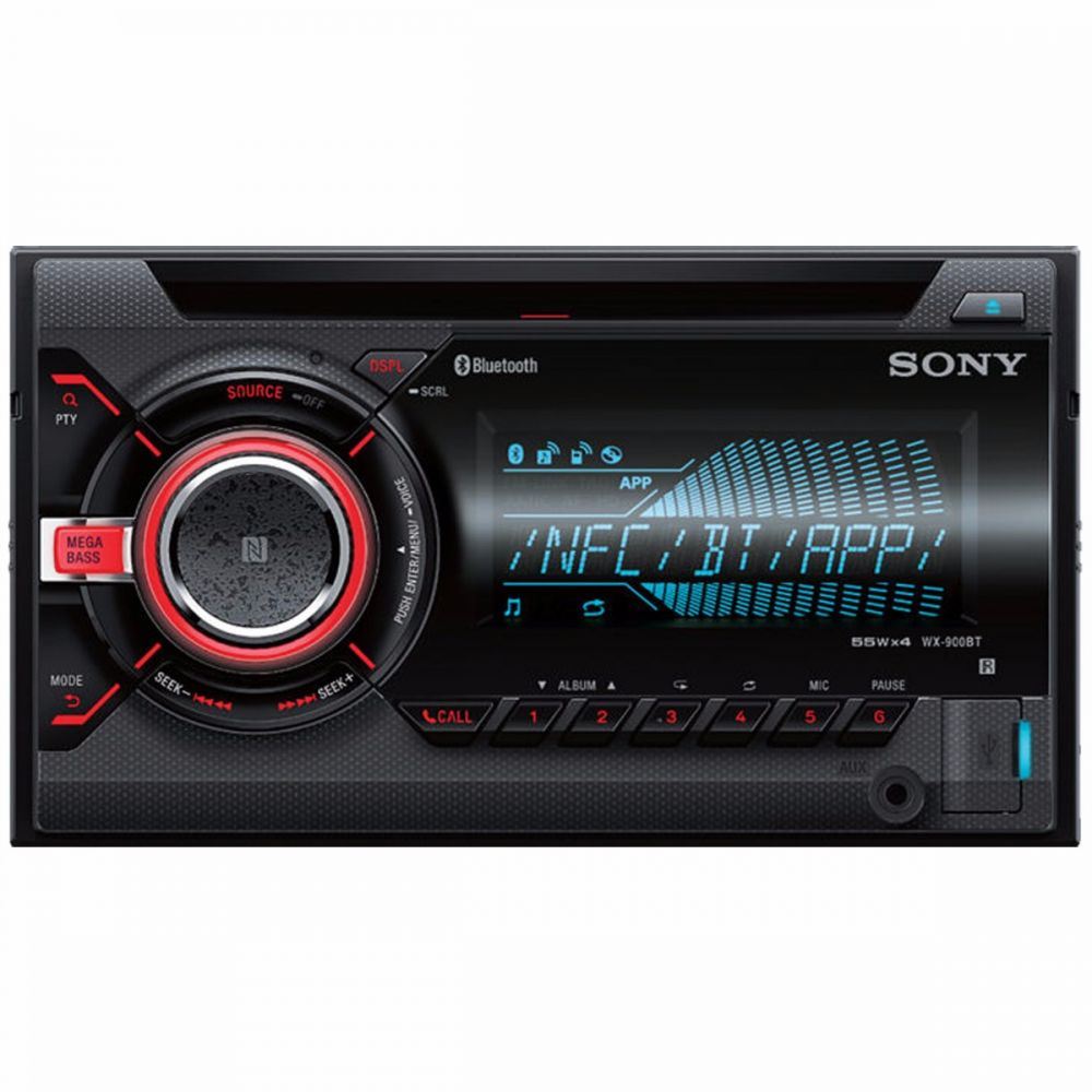 Sony WX-900BT - CD MP3 Bluetooth iPod iPhone USB AUX Car Stereo Radio Tuner Player (REFURBISHED)