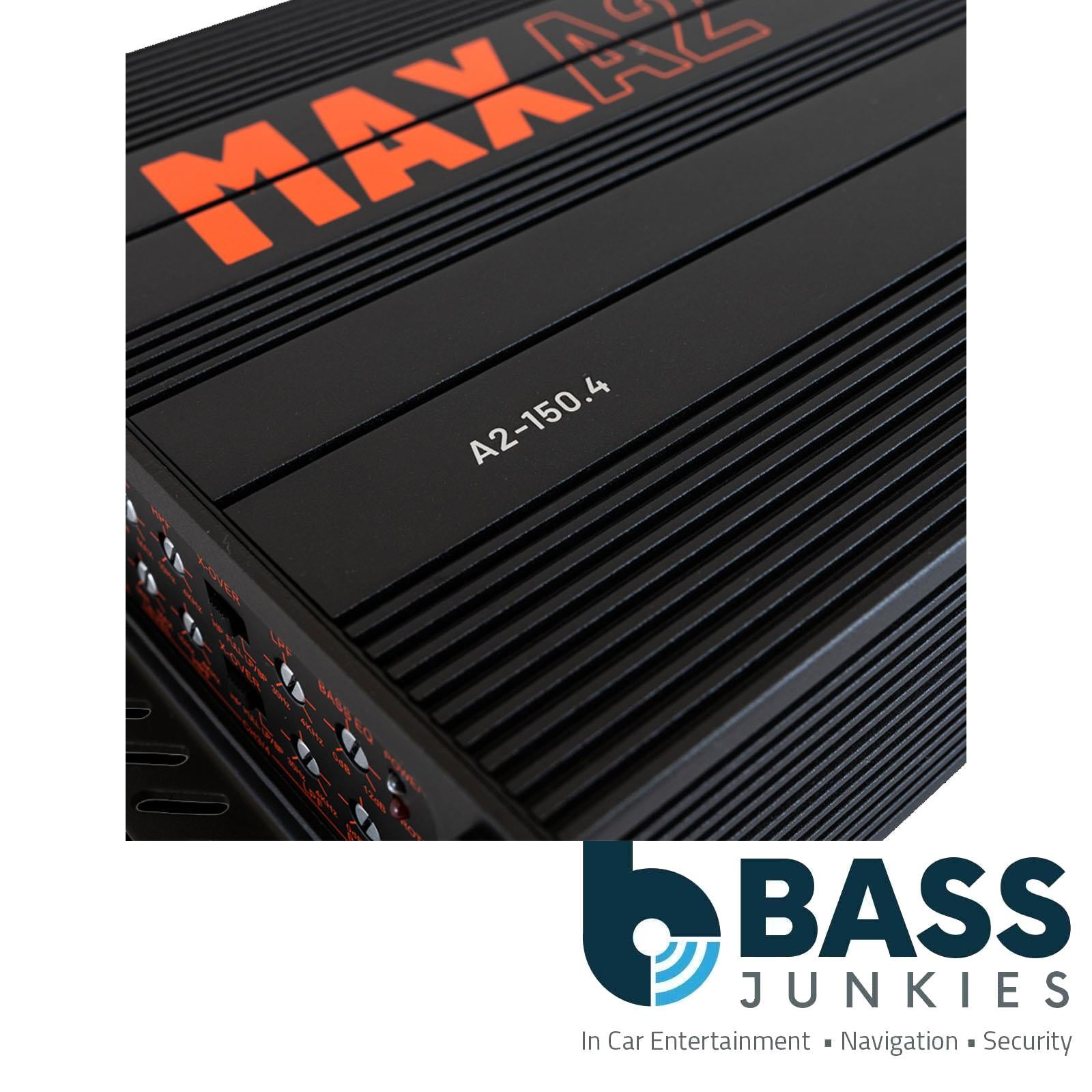 GAS MAX A2-150.4 - Max Series 230 Watts Max Bass Mono Car Amp Amplifier