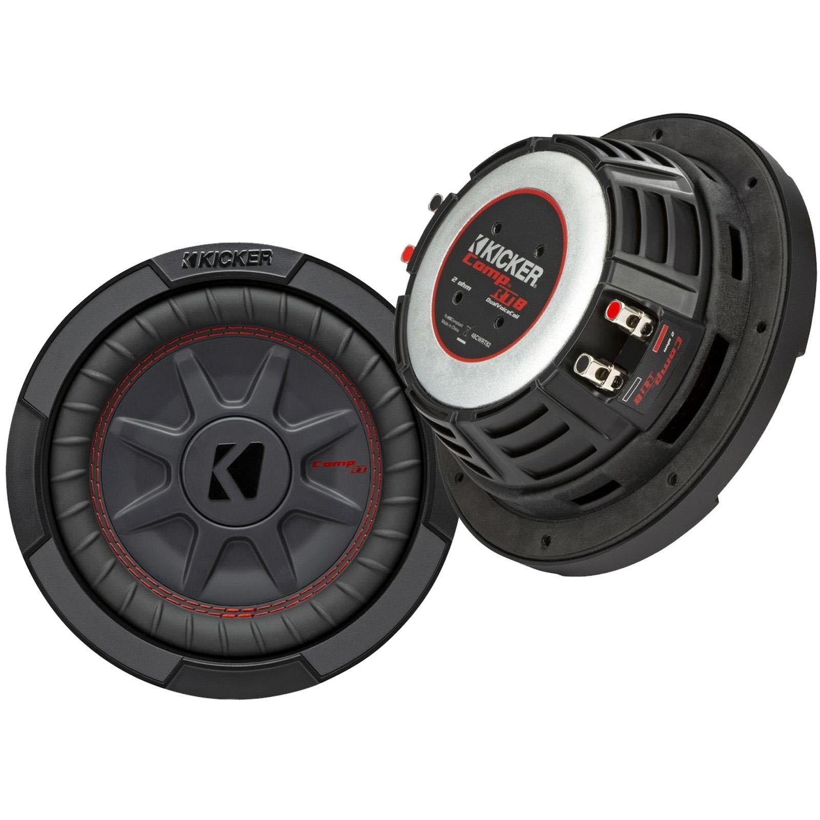 CompRT 12" Thin Profile Dual Voice Coil Subwoofer - 2 Ohm