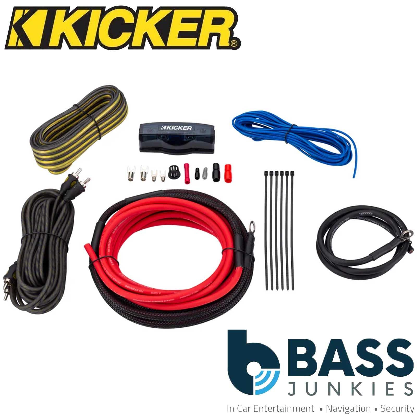 Kicker 47VK8 - 8 AWG Amplifier Wiring Kit OFC Amp Install Kit