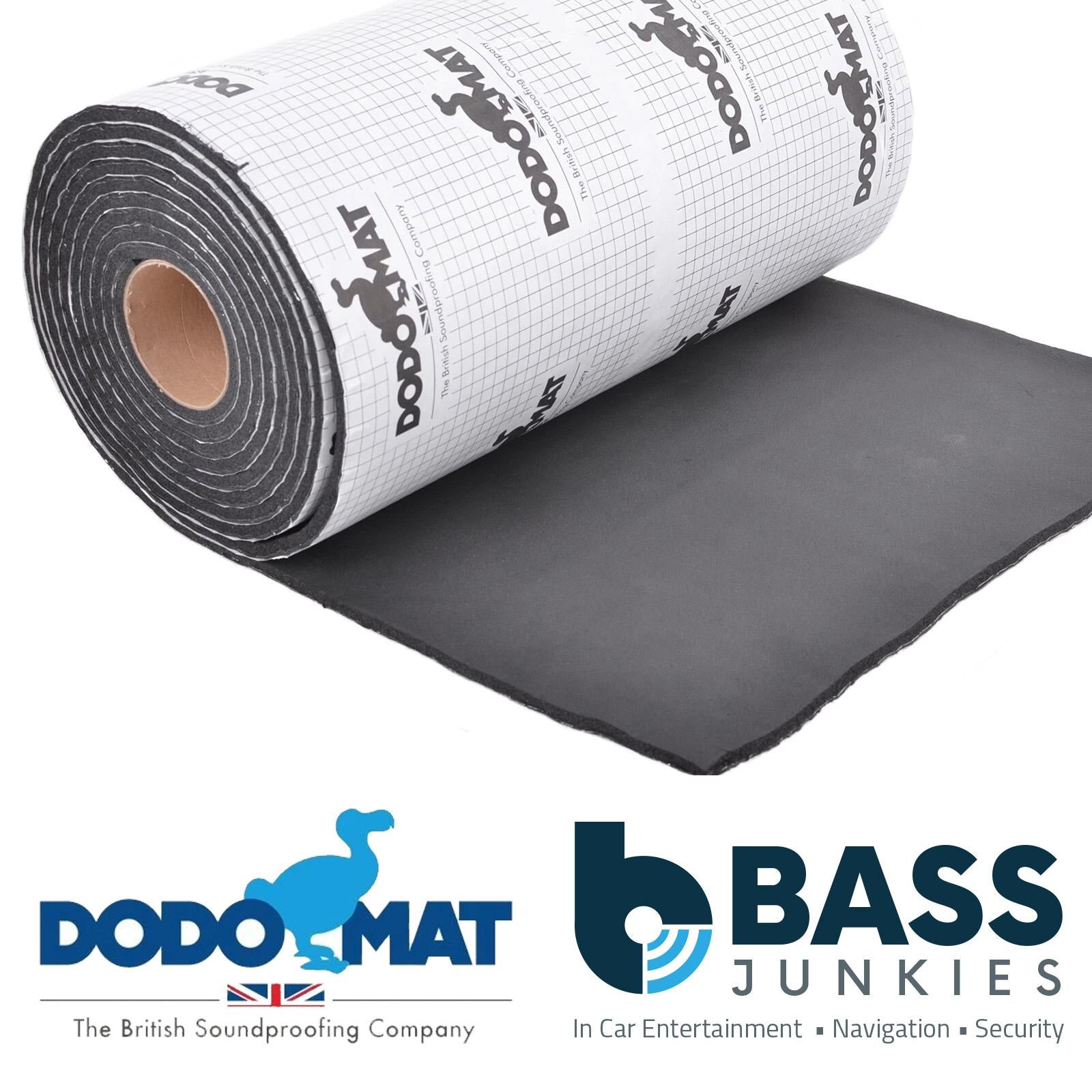 DODO DEADN DUO PRO - 7mm 5m Roll (2.5sq.m) Sound Deadening Foam Underlay Mat