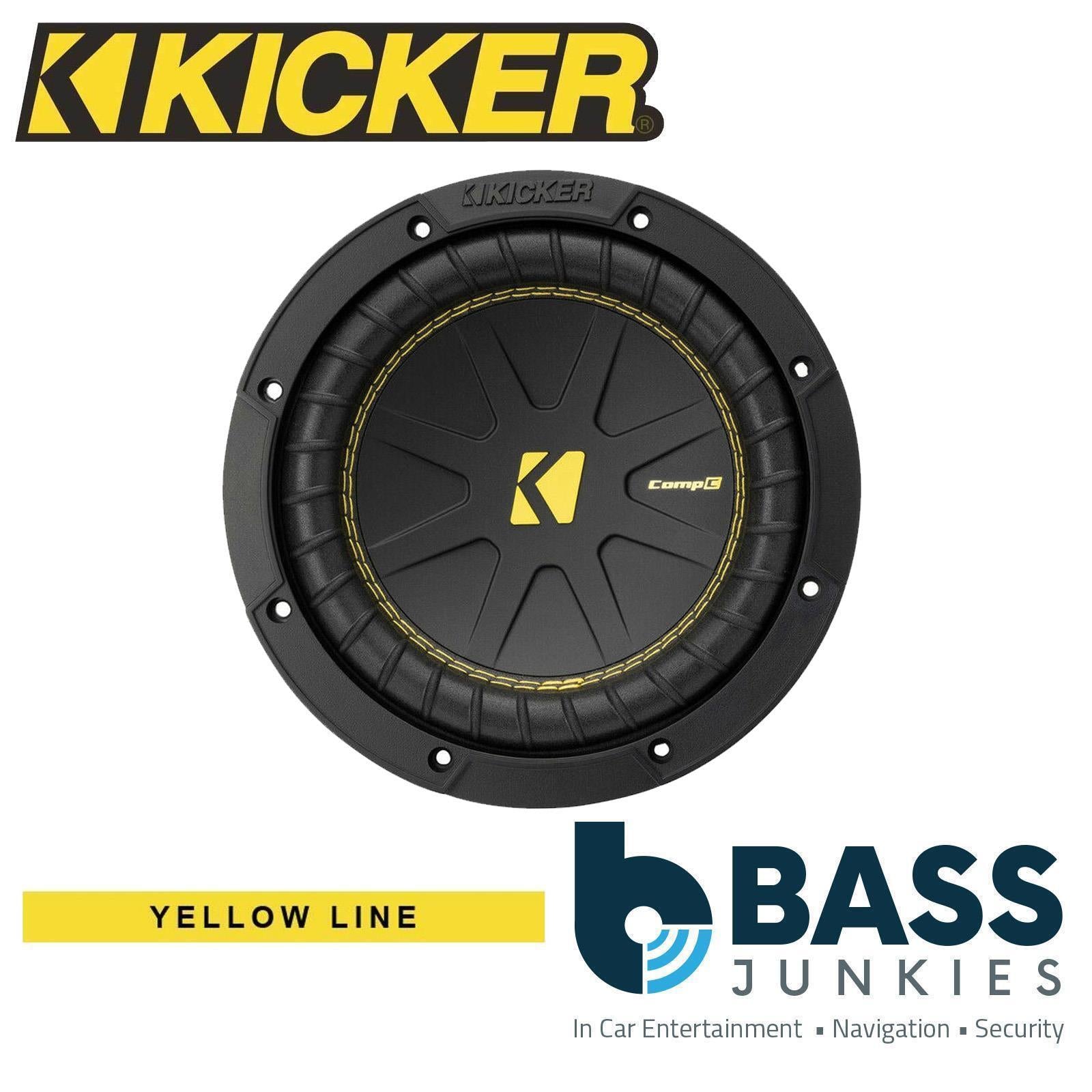 Kicker 50CWS104 CompC 10" inch SVC 500 Watts Single 4 Ohm Car Subwoofer Sub