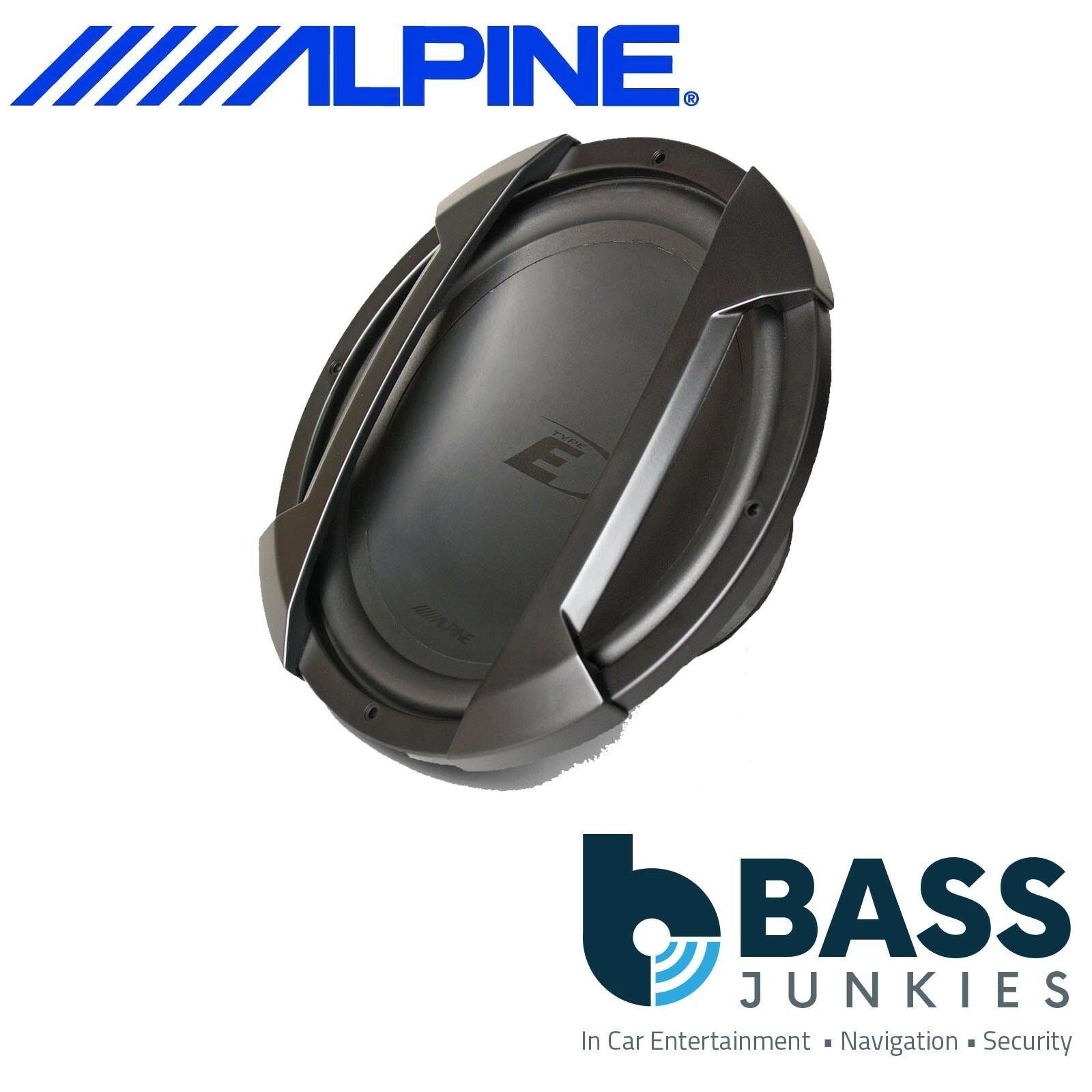 Alpine SWE-1244E 12" 650 Watts Single 4 Ohm Voice Coil Car Sub Subwoofer