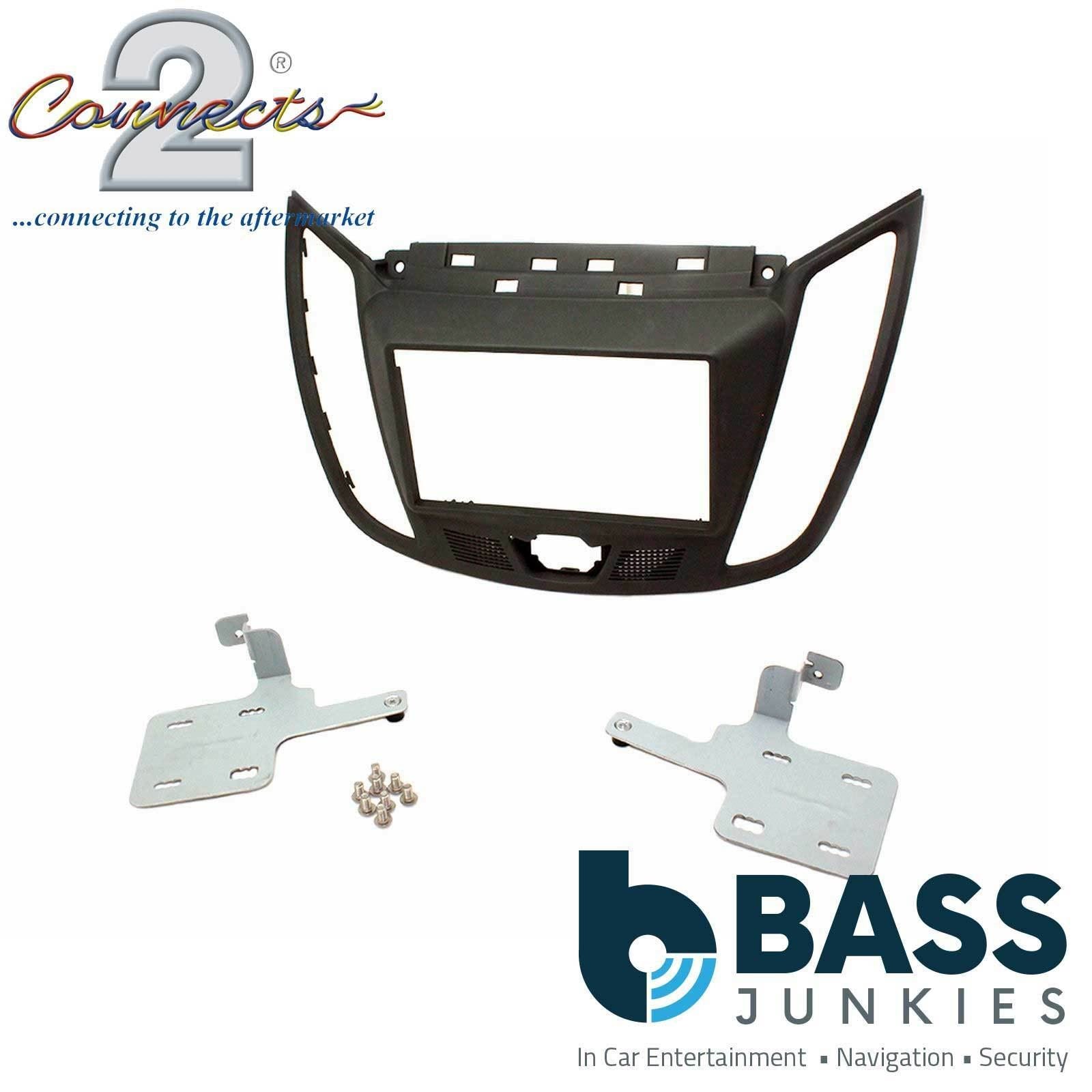 Connects2 CT23FD30 Ford C-Max 2010 Onwards Car Stereo Double Din Fascia Panel & Cage Kit