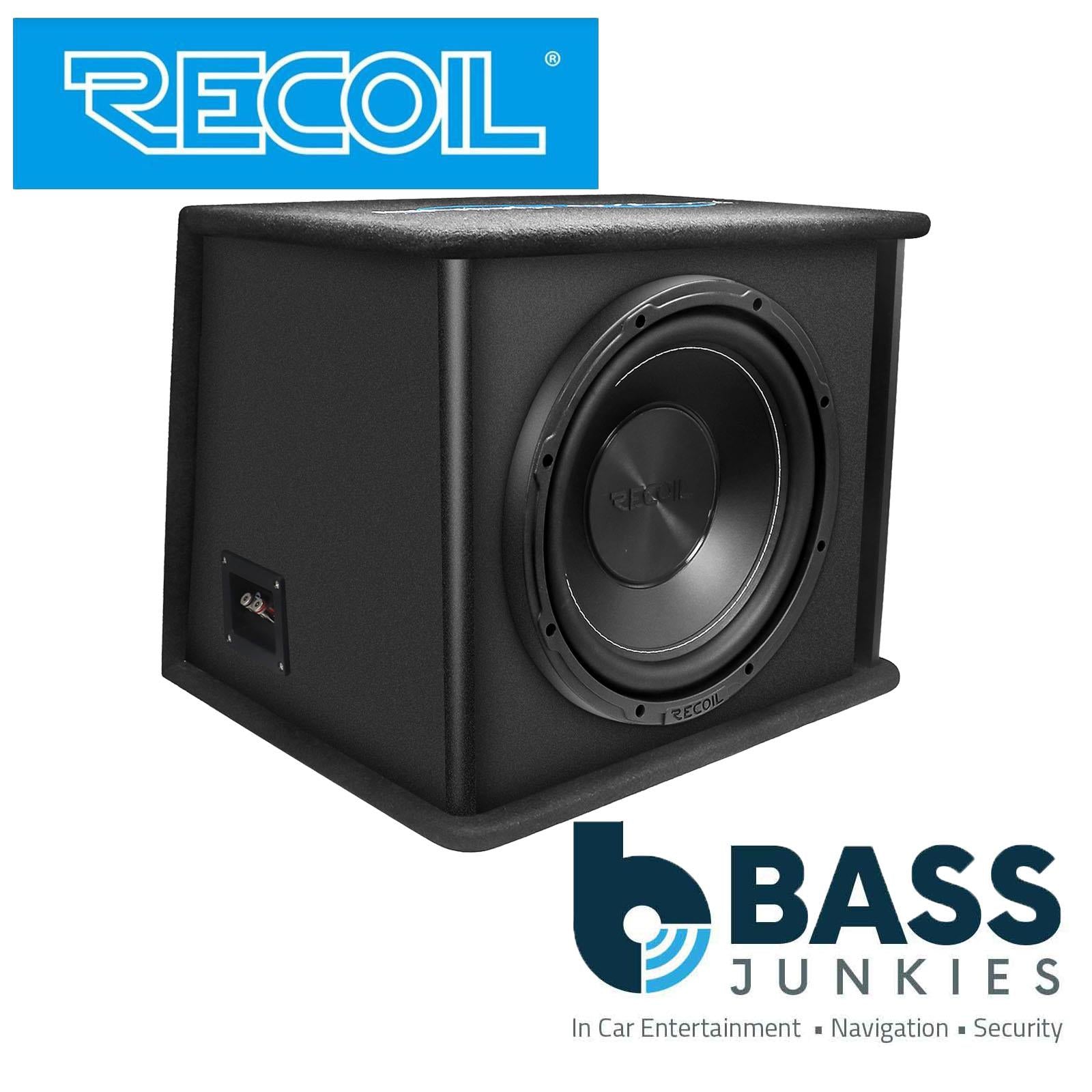 Recoil RS12 - 12" 600 Watts Vented Passive Car Subwoofer Bass Box Enclosure