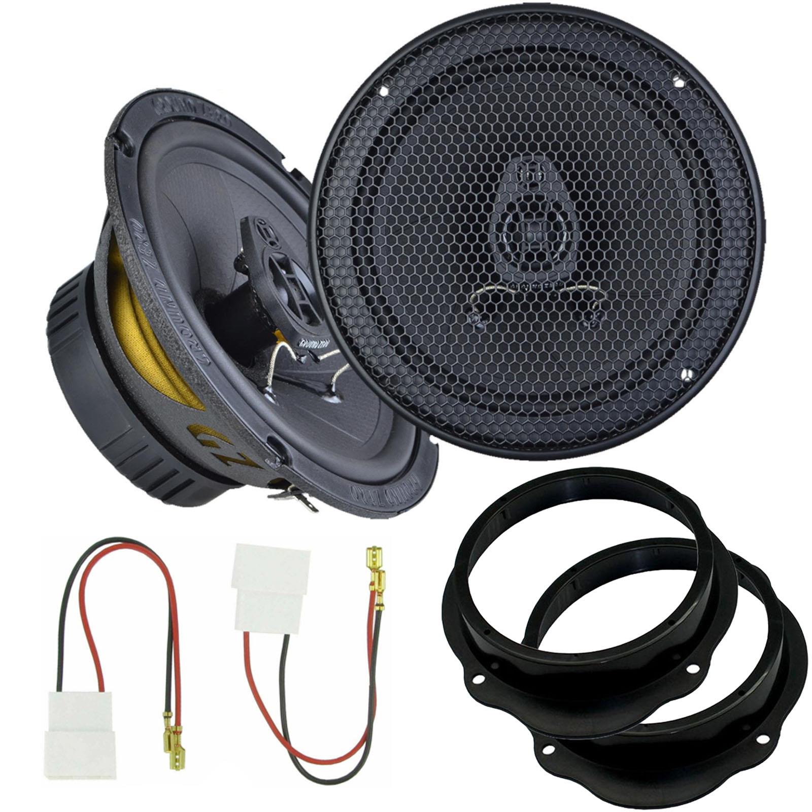 Ford Focus MK2 04-11 GroundZero 240W 16.5cm 2way Coaxial Front Door Car Speakers
