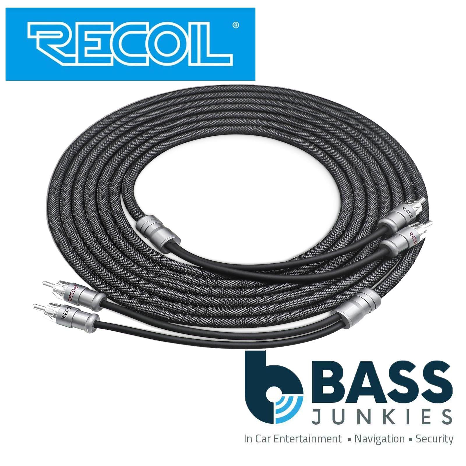 Recoil XI217 - 5 Metre Oxygen Free Copper 2-Channel Car Stereo RCA Phono Cable