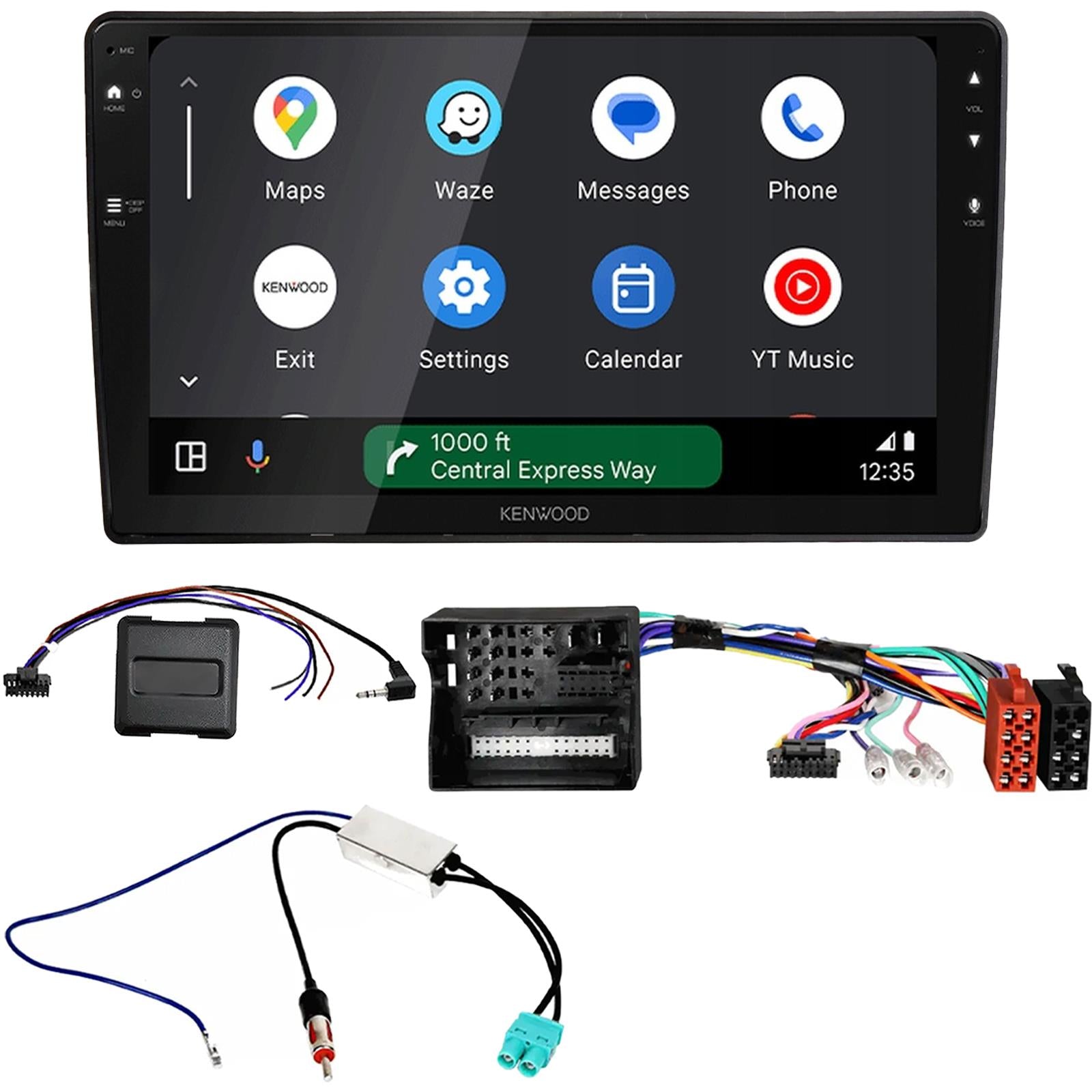 Kenwood 9" CarPlay Android Car Stereo Kit For Volkswagen Passat B5 B6 2004 -2010