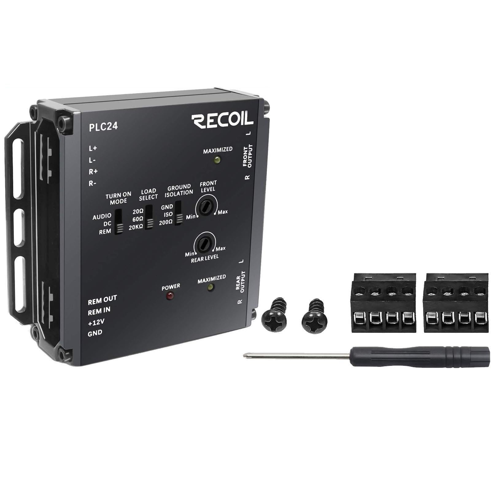 Recoil PLC24 - 2 Channel Input & 4 Channel Output 9.5 Volt Hi-Lo LOC Convertor
