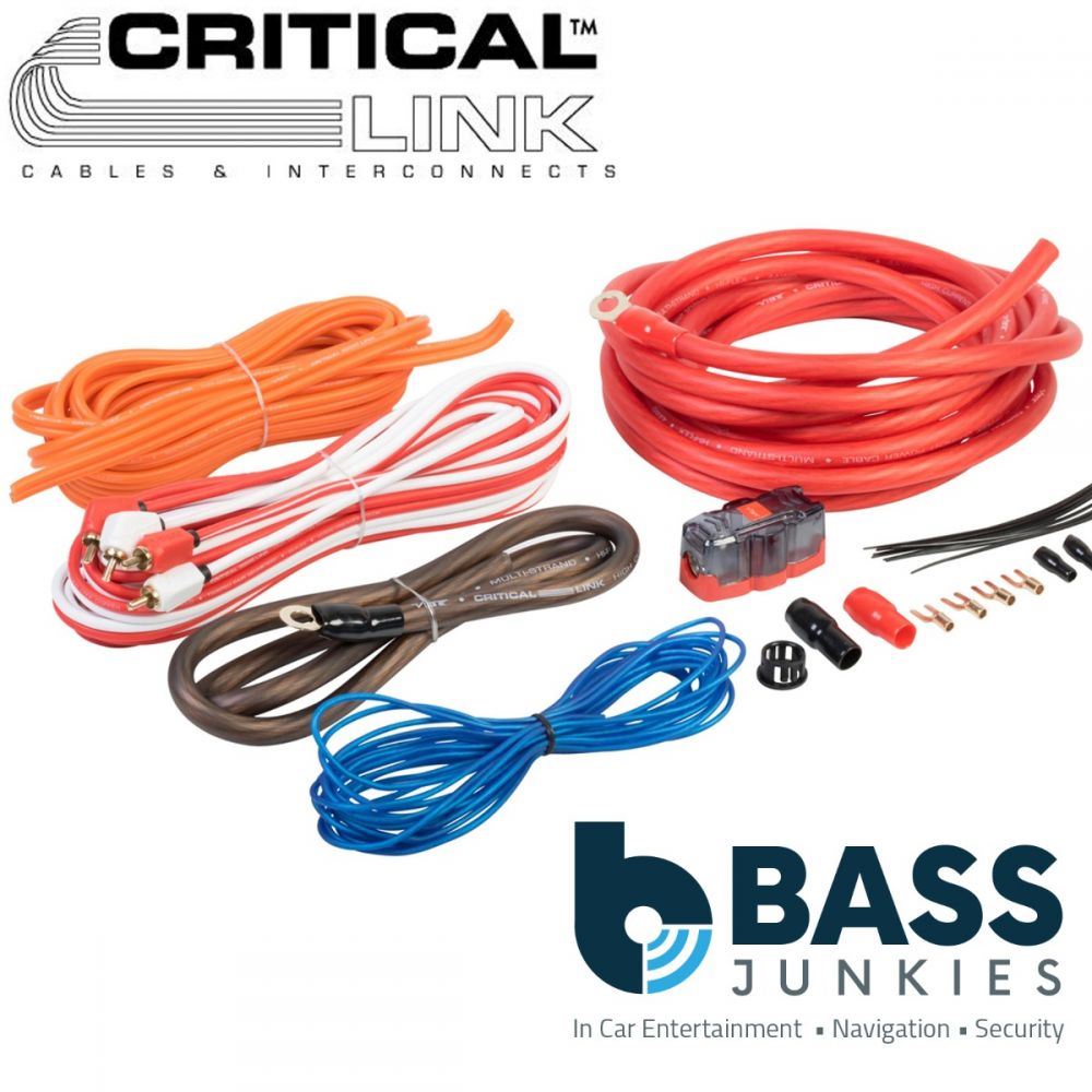 Vibe Critical Link CL4AWKT-V7 - 2000 Watts 4 AWG Advanced Car Amp Amplifier Wiring Kit