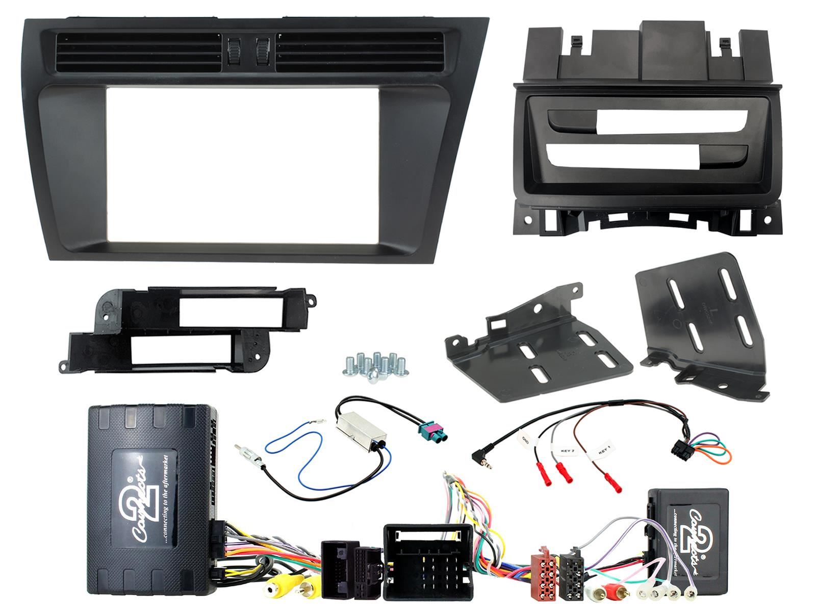 Connects2 Double Din Stereo fitting kit for Audi A4 2008-2016 | A5 2008-2016 Vehicle Specific Stereo Screen Steering Controls Fitting Kit