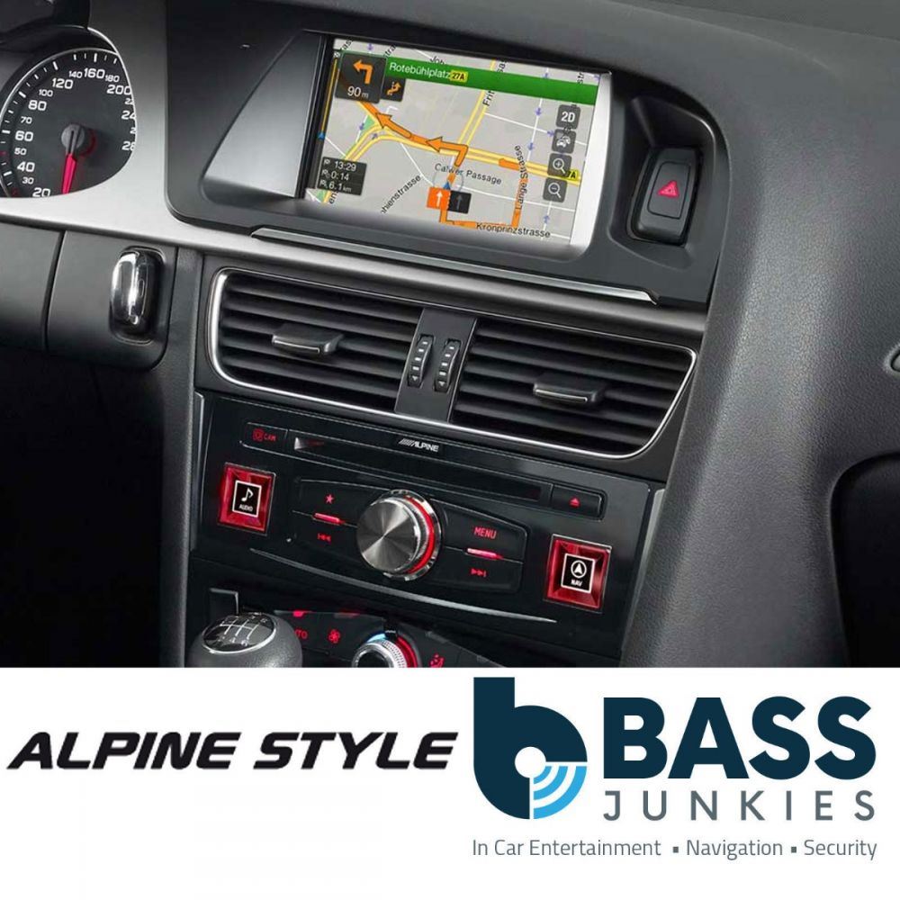 Alpine X701D-A4R Audi A4 A5 7” DAB Bluetooth Navigation Mechless HDMI USB Car Stereo Screen