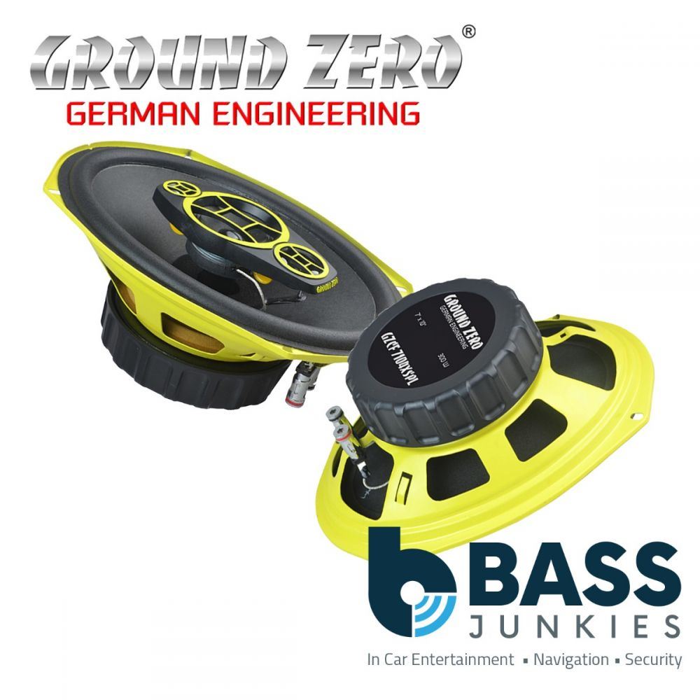 Ground Zero GZCF 7104XSPL - 7"x10" 600 Watts 4 Way Parcel Shelf Car Speakers