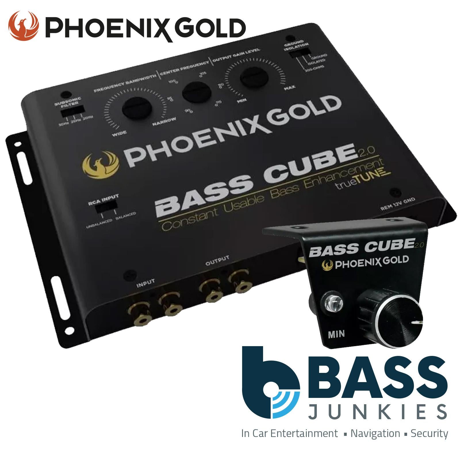 Phoenix Gold BASS CUBE2.0 - ADD Digital Parametric BASS EQ Bass Enhancement