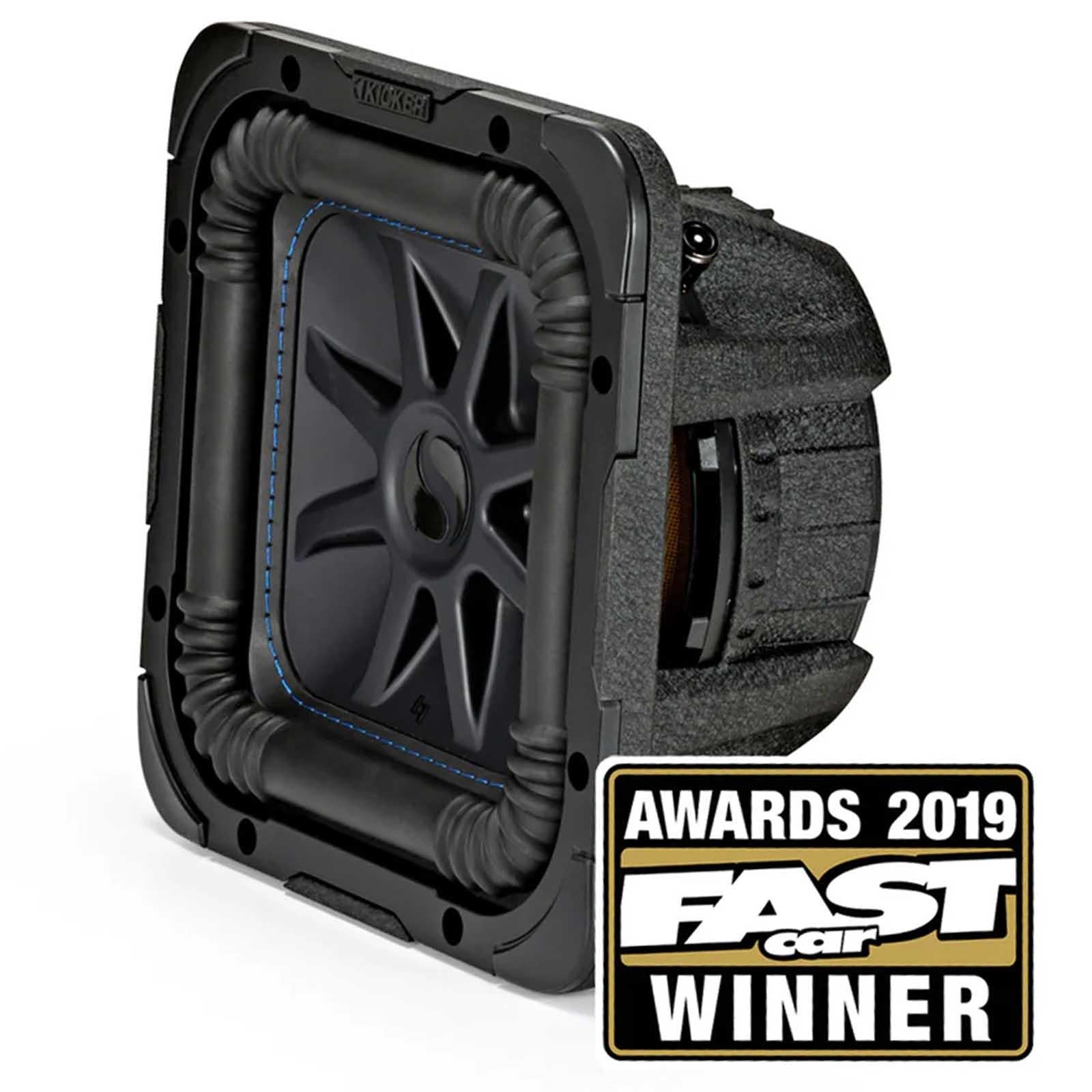 Kicker 44L7S84 - 900 Watts 8" Solo-Baric L7S Square 4 Ohm Sub Subwoofer