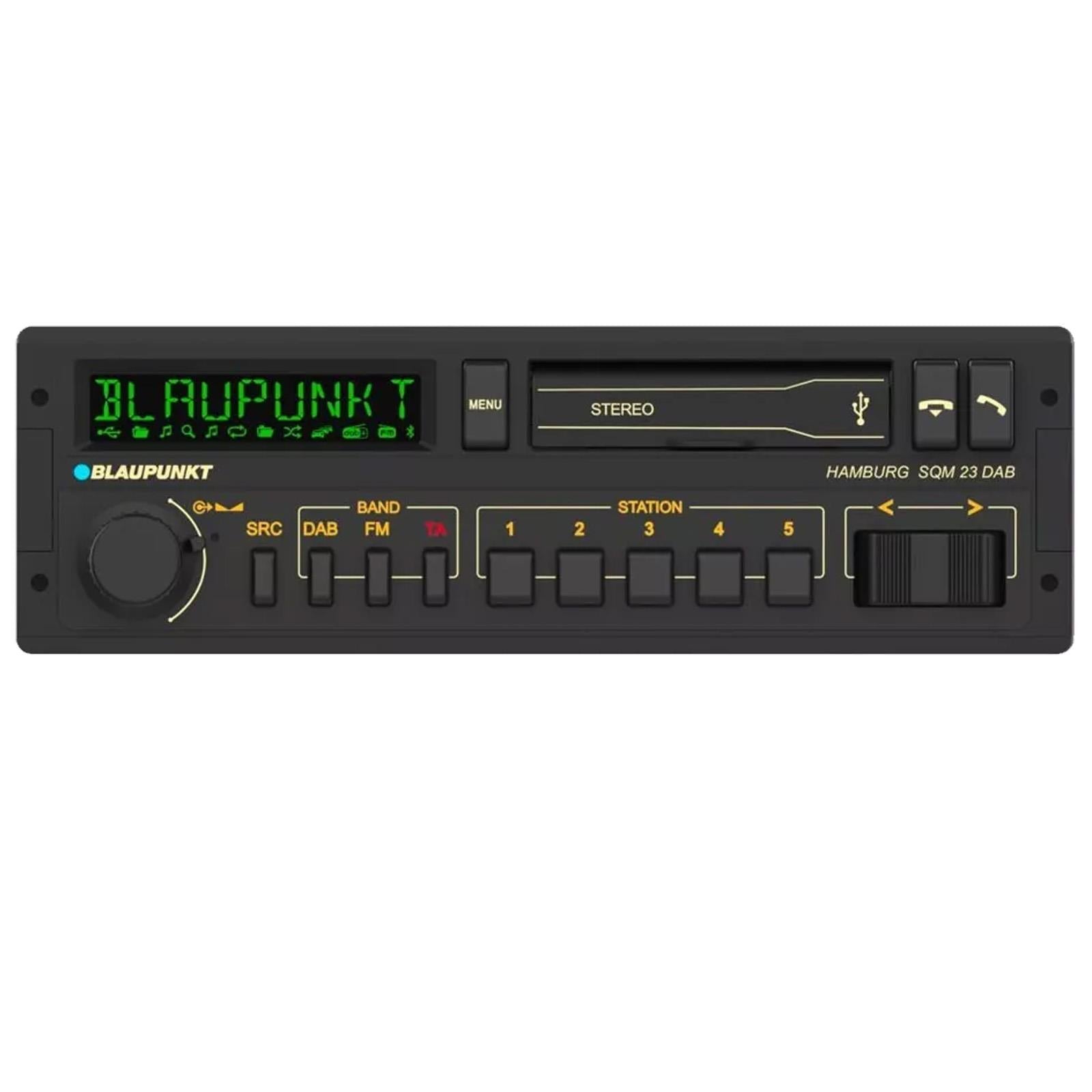 BLAUPUNKT HAMBURG SQM23 Retro DAB USB MP3 Bluetooth Classic Car Radio Stereo