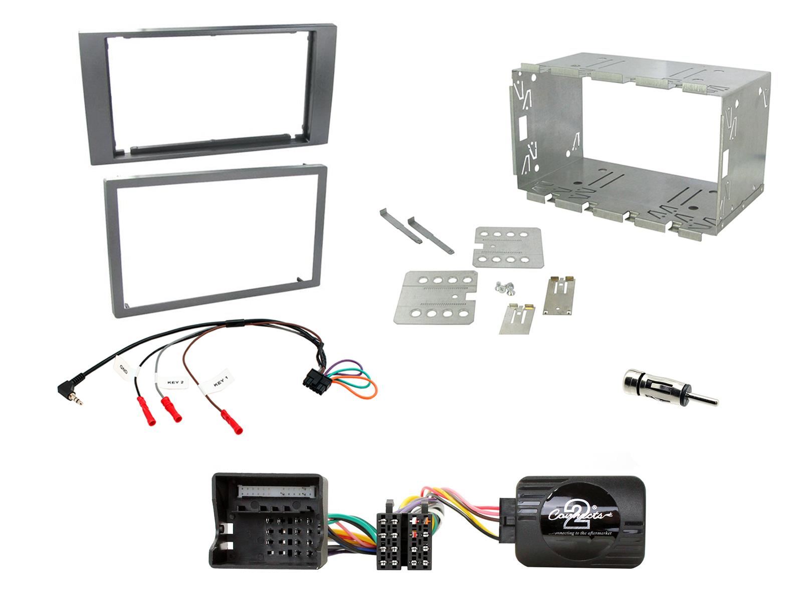 Connects2 CTKFD47 Ford Focus 2004 - 2007 Car Stereo Double Din Fascia Fitting Kit