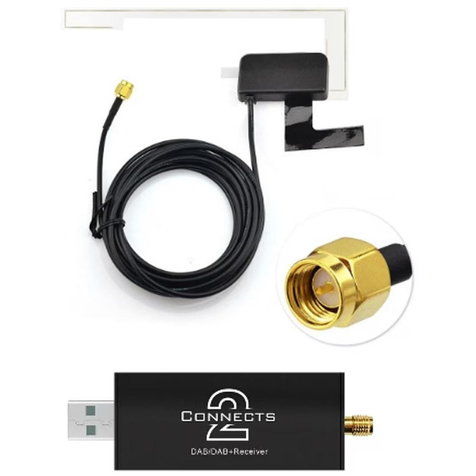 Connects2 CT9DAB - Add-on DAB Dongle For Stinger 1F209E Android Units