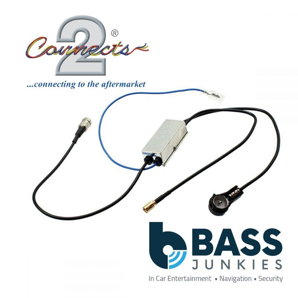 Connects2 CT27AA143 Car Stereo Radio DAB + ISO to SMB Aerial Antenna Splitter