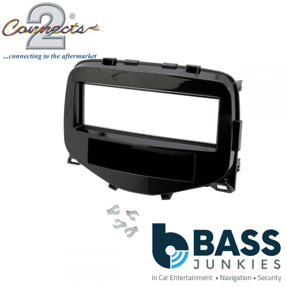 CT24TY57 For Toyota Aygo 2014 On Car Stereo Single Din Fascia Facia Panel Plate