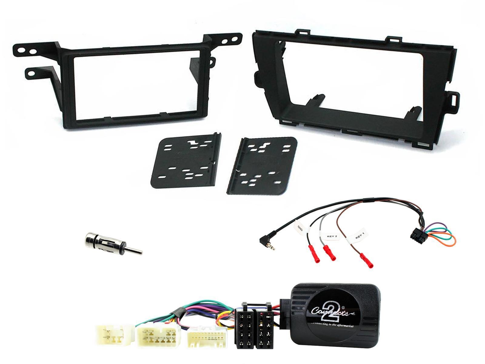 Connects2 CTKTY06 - Toyota Prius 2010 Onwards Double Din Fascia Installation Kit