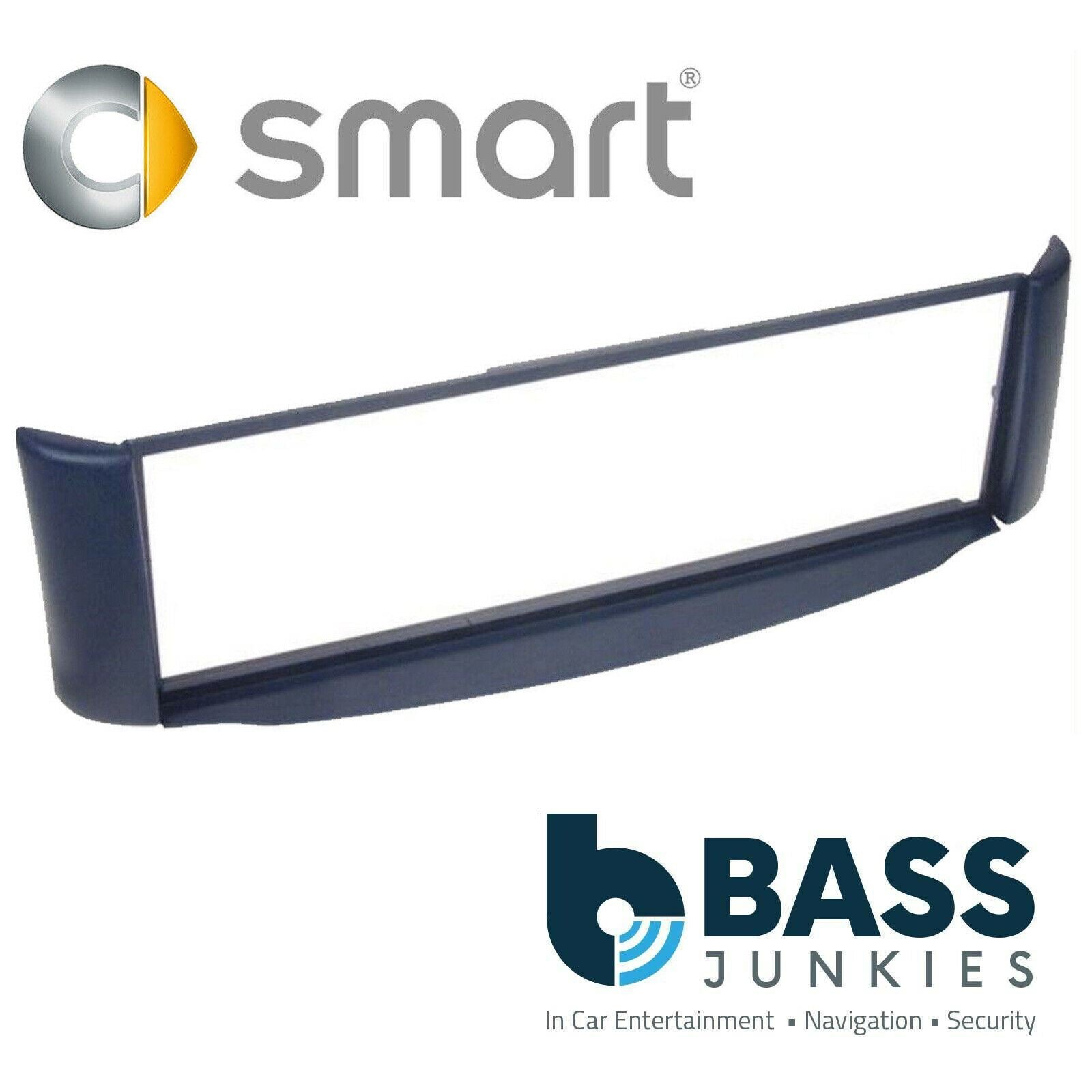 Connects2 CT24MM03 Smart ForTwo 1998 - 2007 Car Stereo Single Din Fascia Panel (Grey)