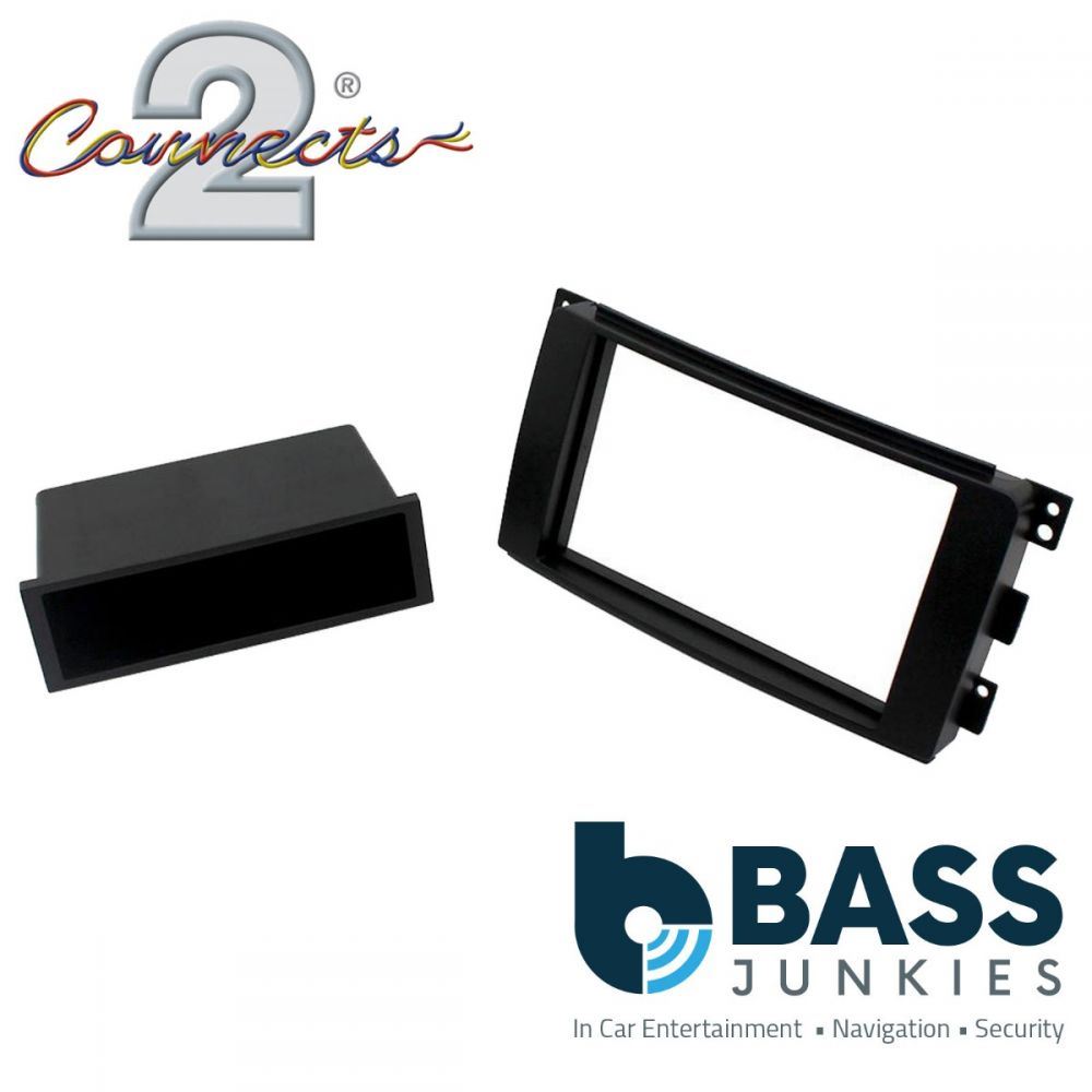 Smart Car ForTwo 2007-10 Car Stereo Single DIN (BLACK) Fascia Panel CT24MM06