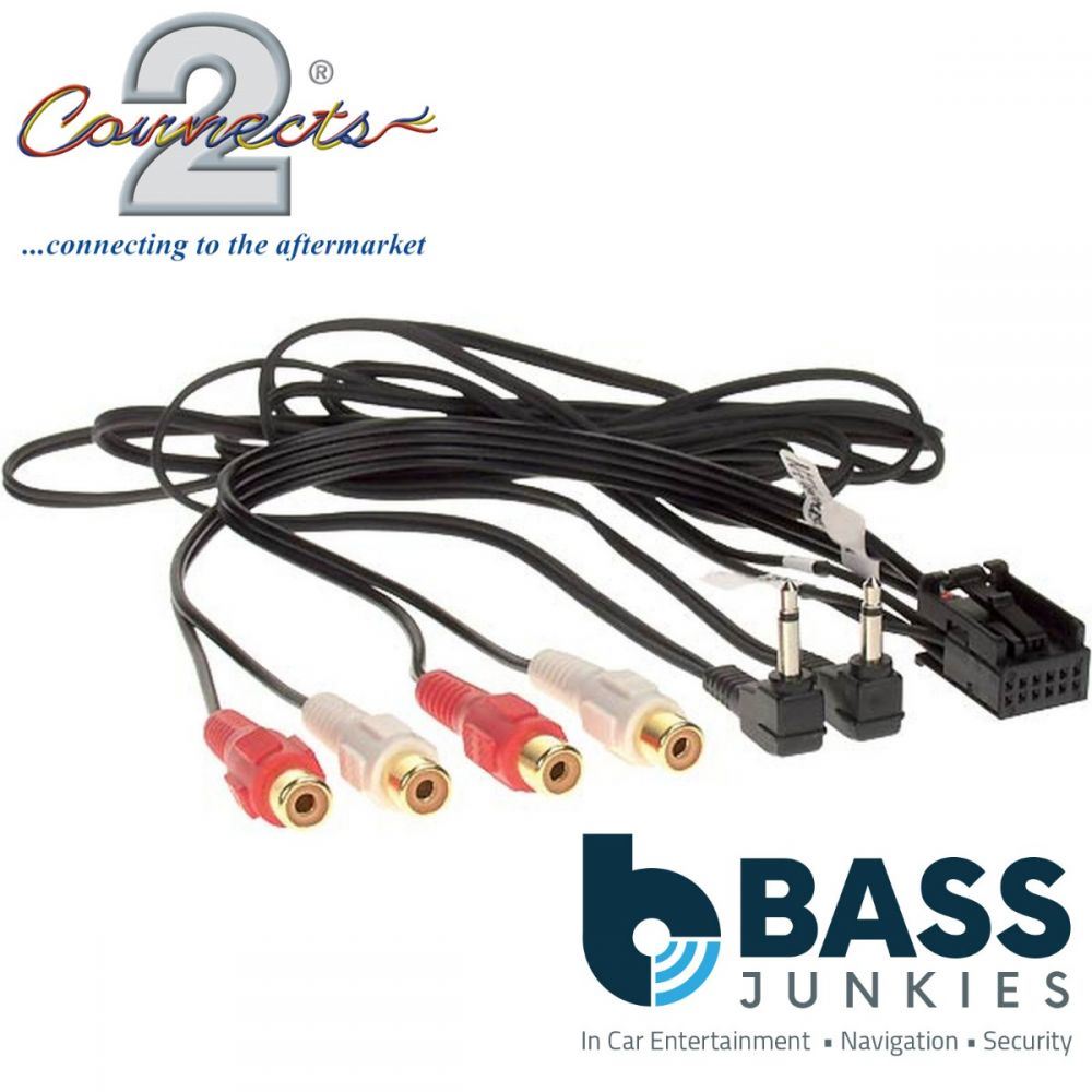 Connects2 CT29AU03 Stereo Android iPhone iPod Aux In Adapter Lead