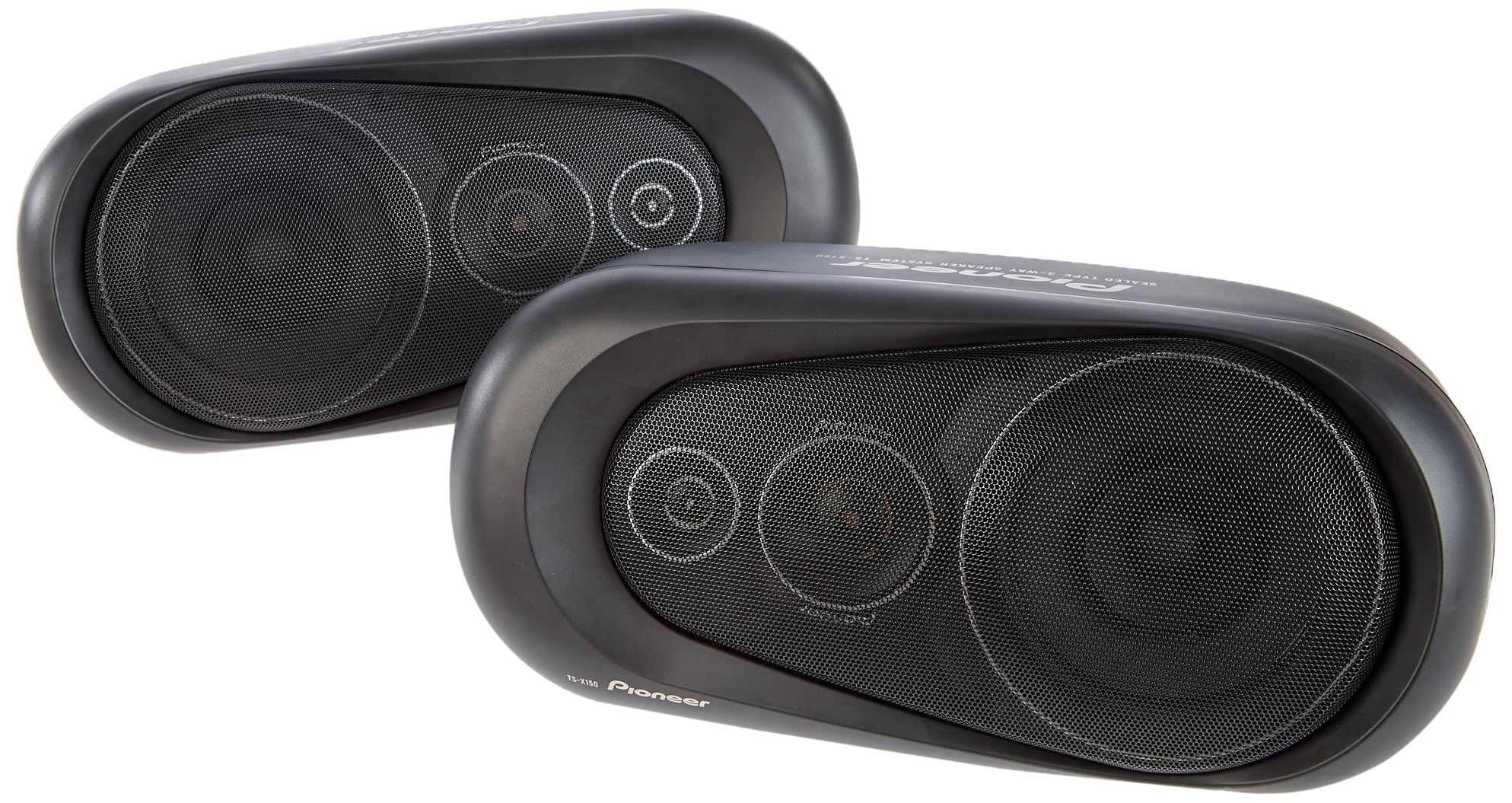 Pioneer TS-X150 - 60 Watts 3-Way Surface Mount Box Type Car Speakers