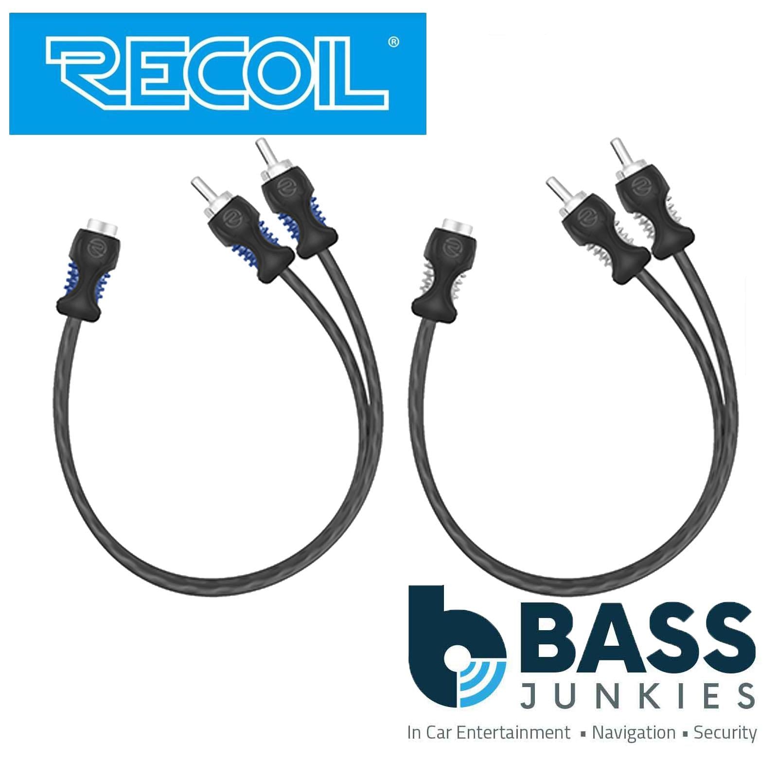 Recoil R1F2M - Echo Series OFC RCA Y-adaptor 1 Female to 2 Male Pair