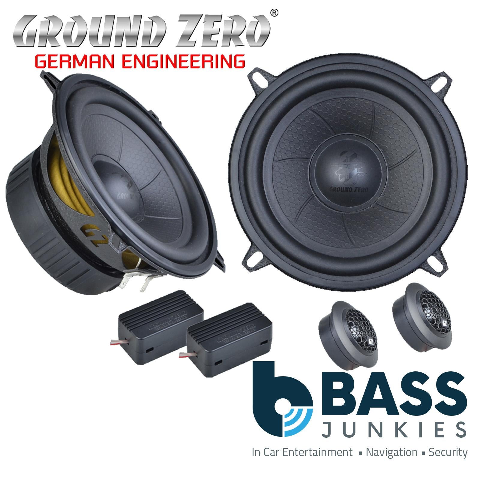 Ground Zero GZIC 130.2 - 5.25" 280 Watts 2-Way Component Car Speakers