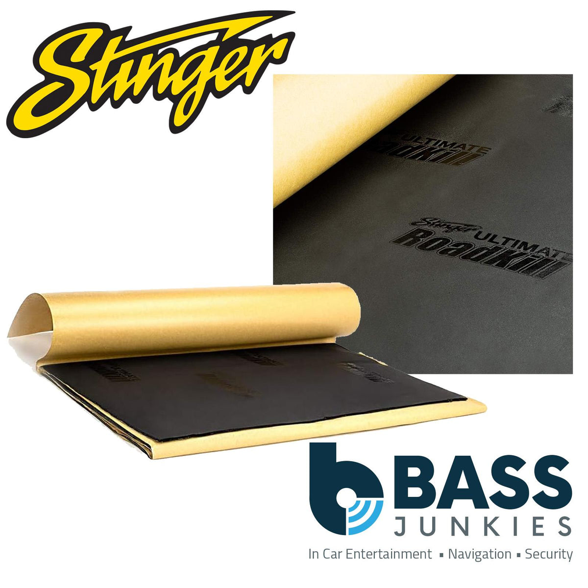 Stinger RKU8 Roadkill Ultimate 2-in-1 Sound Damping Insulation Mat (2 x 18"x32")
