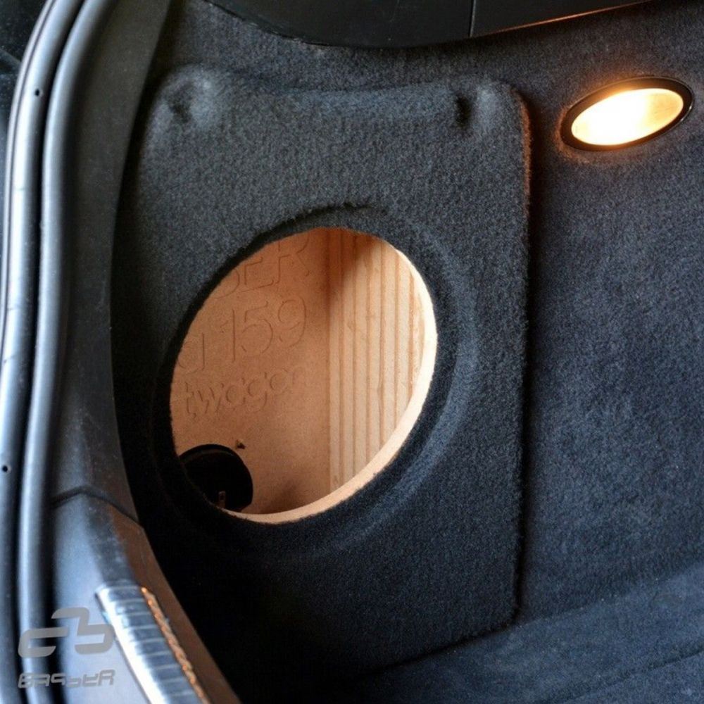 T1 Audio - Alfa Romeo 159 2005 Onwards Left Wheel Arch 8" Inch Custom Fit Car Sub Subwoofer Bass Box