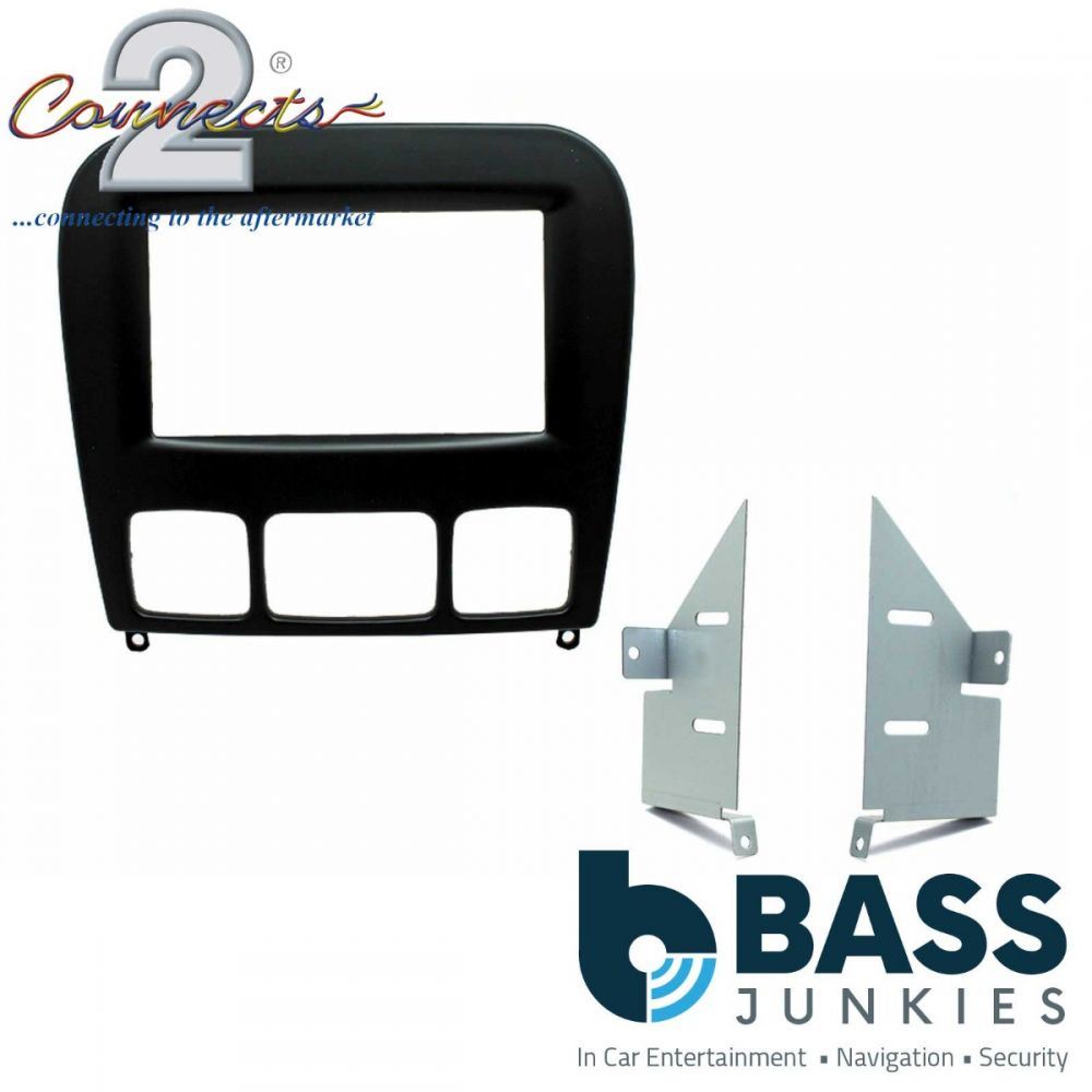 Connects2 CT23MB20 Mercedes S-Class 1998 - 2005 Car Stereo Double Din Fascia Panel (Black)