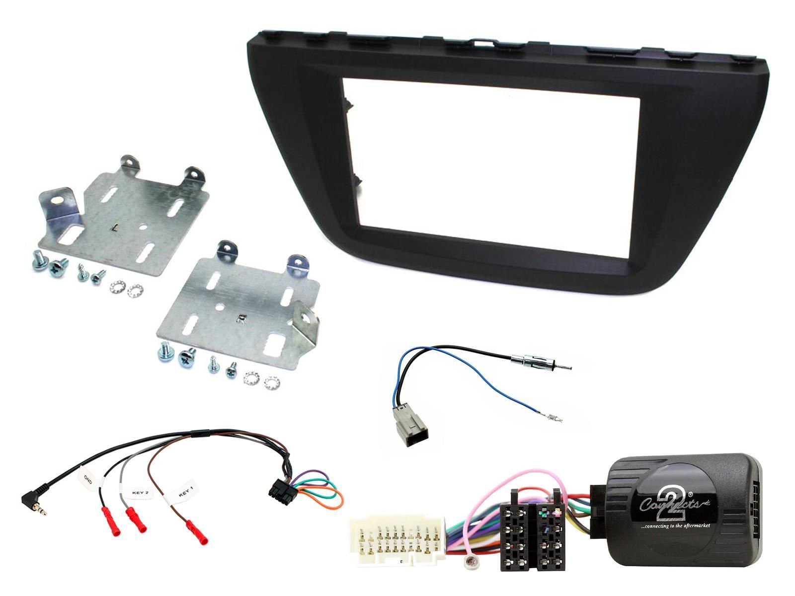 Connects2 CTKSZ06 - Suzuki SX4-S-Cross 2013 Onwards Double Din Fascia Installation Kit