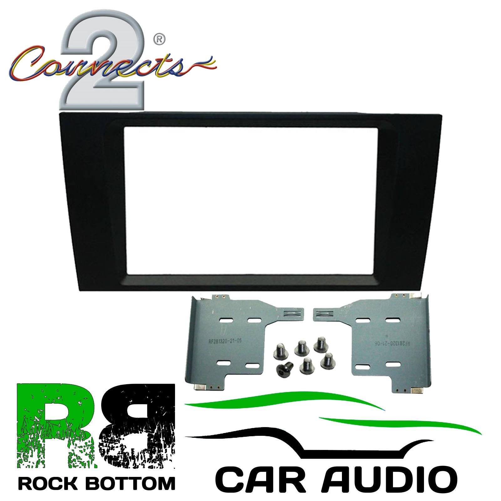 Connects2 CT23AU10 Audi A4 1999 - 2000 Car Stereo Double Din Fascia Panel & Cage Kit