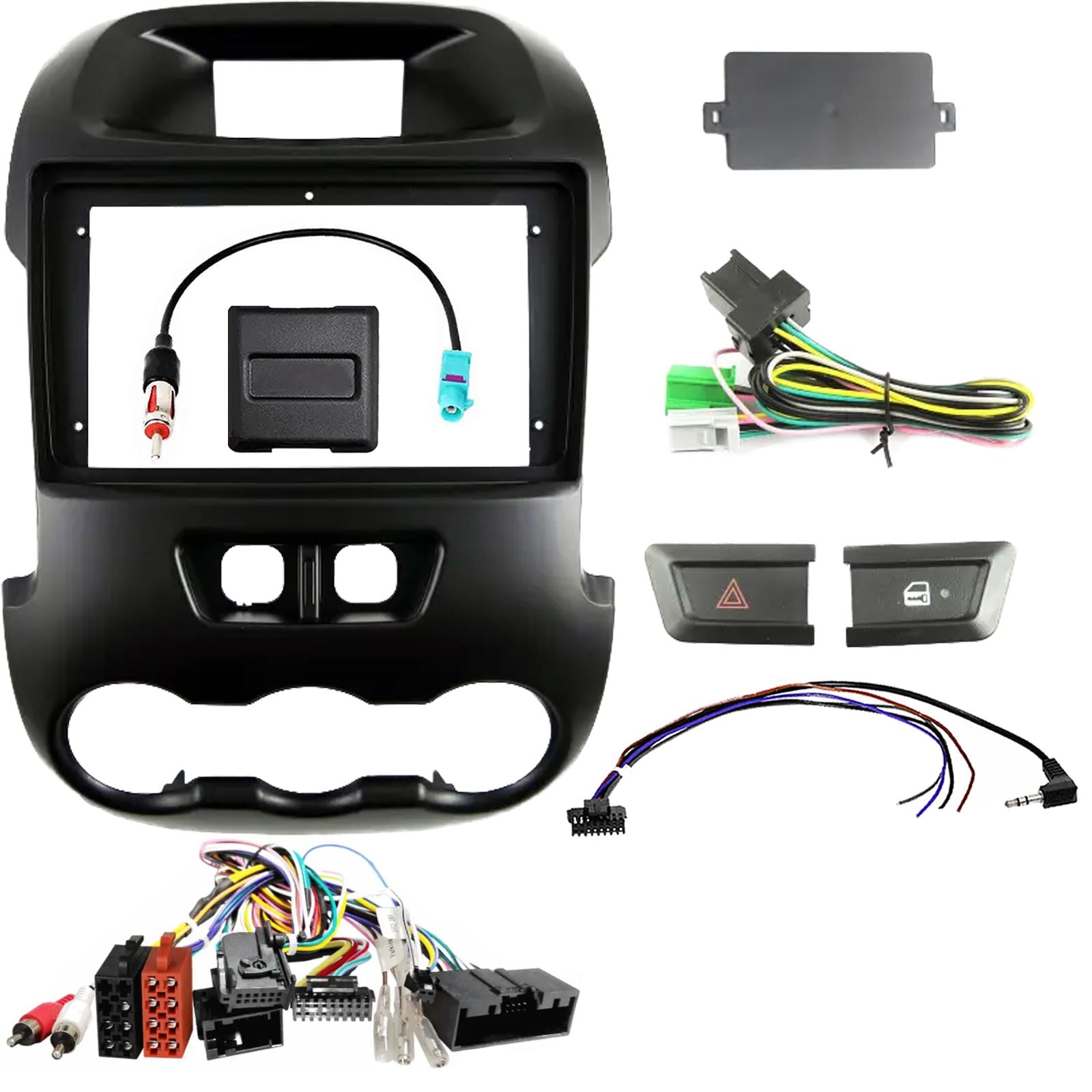 For Ford Ranger With Switches 2012 On Fascia Panel To Fit 9" Android Car Radios