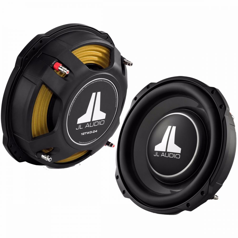 JL Audio 12TW3-D4 - 12" Inch 400 Watts TW3 Dual 4 Ohm Car Sub Subwoofer