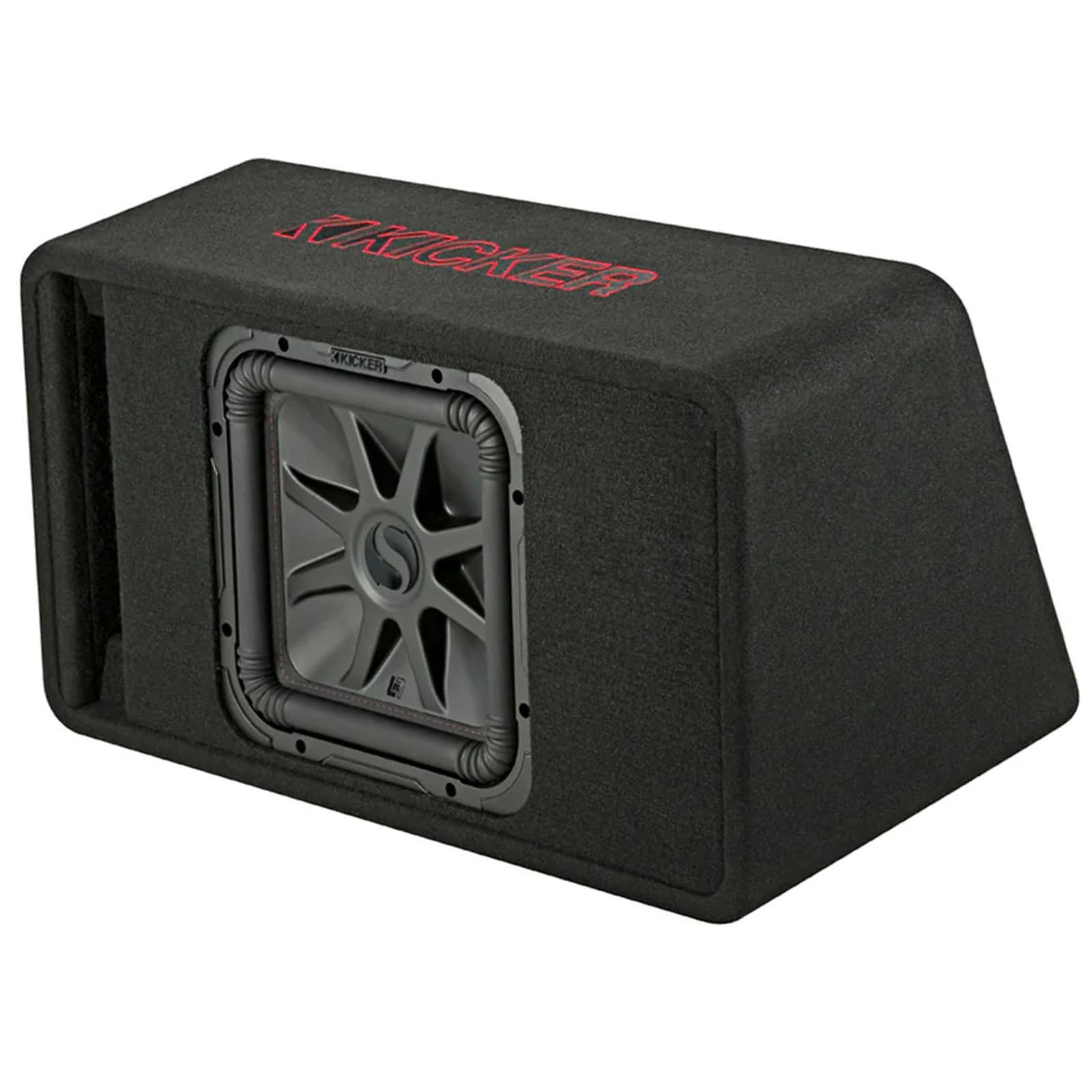 Kicker 45VL7R122 - 1200W 12" L7R Loaded Car Subwoofer Enclosure 2 Ohm